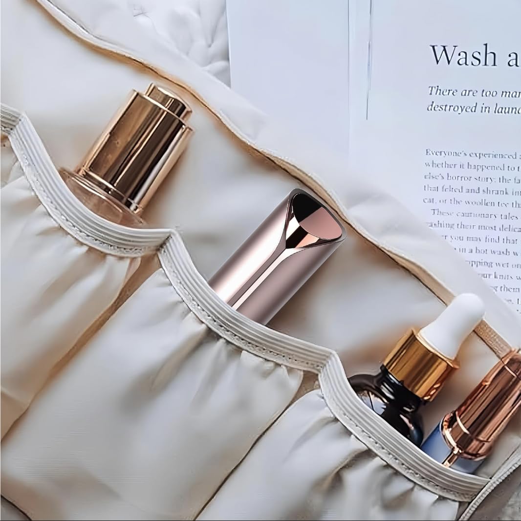 Women Facial Hair Removal Device Battery Operated With 2 Replacement Heads, Ladies Face Shaver For Peach Fuzz Upper Lip, Chin