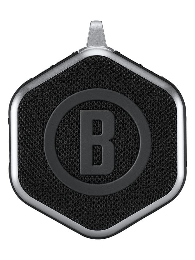 Bushnell Wingman Mini Black/Silver Gps Bluetooth Speaker With Wearable4U Cleaning Cloth And Wall/Car Chargers Bundle