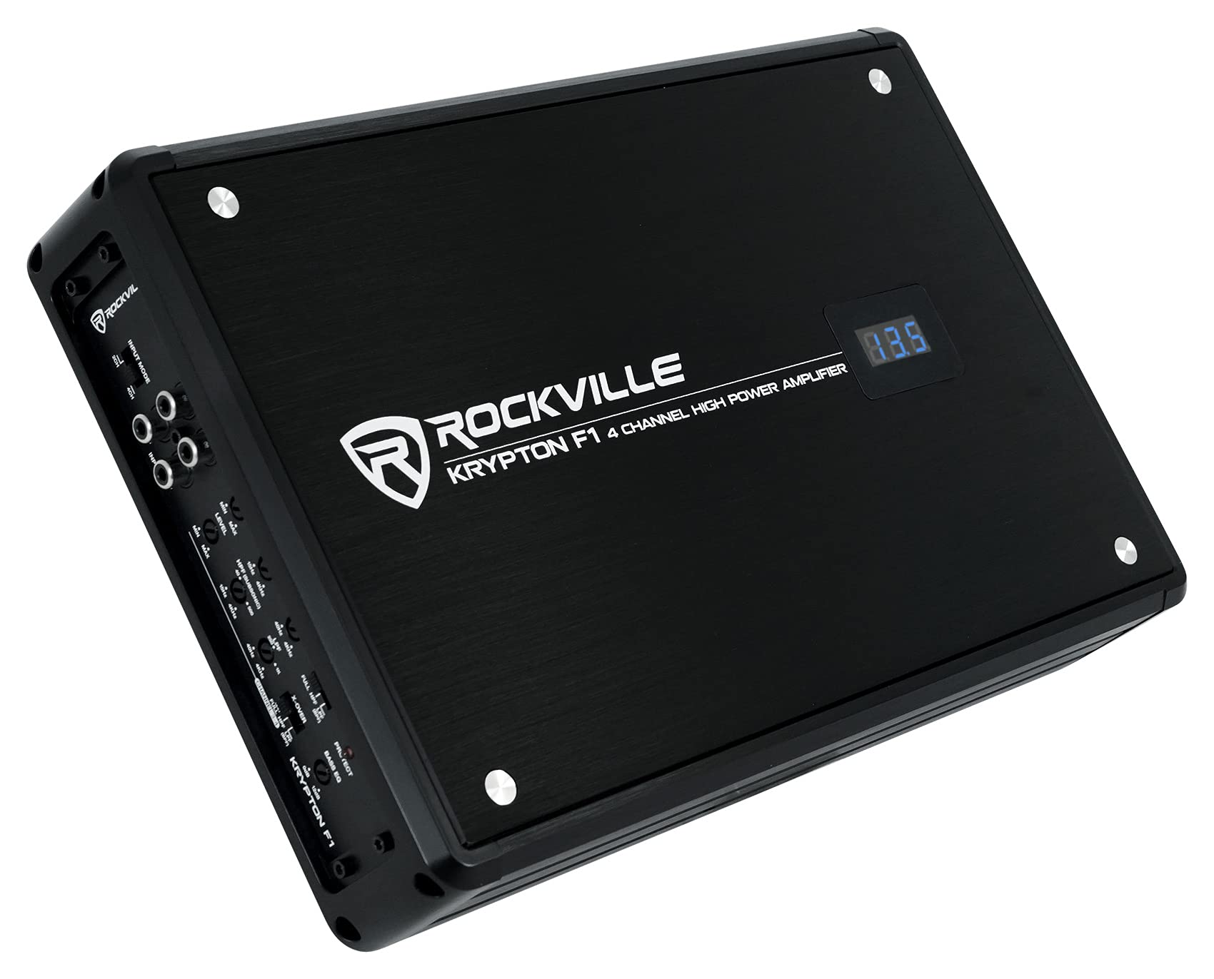 Rockville Krypton F1 1600W Peak / 400W Rms 4 Channel Amplifier Car Audio Amp