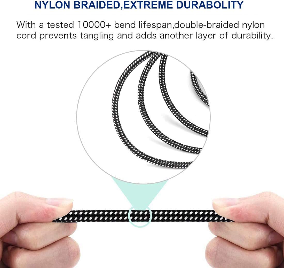 Kinxiyu Xlr Cable 30 Ft/2 Pack, 3 Pin Nylong Braided Balanced Xlr Male To Xlr Female Microphone Dmx Patch Cords (Pure Copper Con