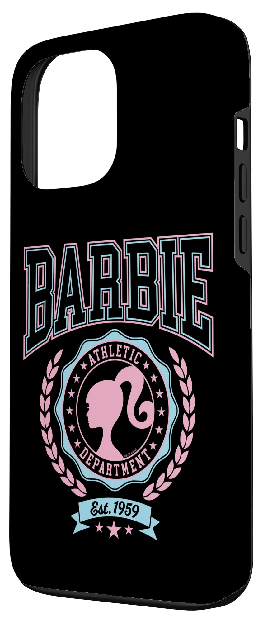 Iphone 13 Pro Max Barbie   Varsity Athletic Department Silhouette Logo Case