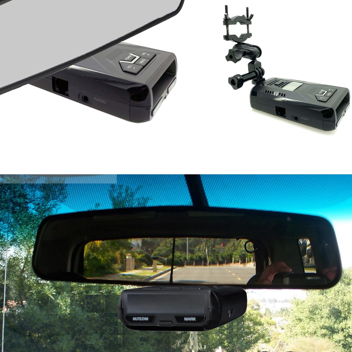 Lycogear Radar Detector Rearview Mirror Stem Mount For Uniden R1 R2 R3 R4 Df1 Dfr2 Dfr3 Dfr4 Dfr5 Dfr6 Dfr7 Dfr8 Dfr9 Radar Dete