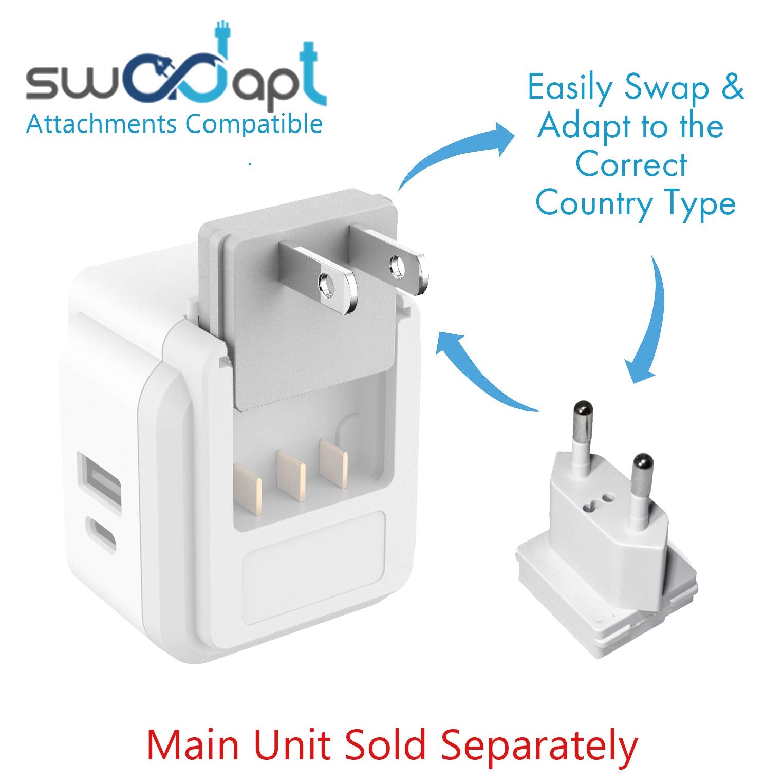 Ceptics Swadapt Type D Attachment Only   Works With Ceptics Swadapt Compatible Devices   Actual Unit Sold Separately, Swadapt 10