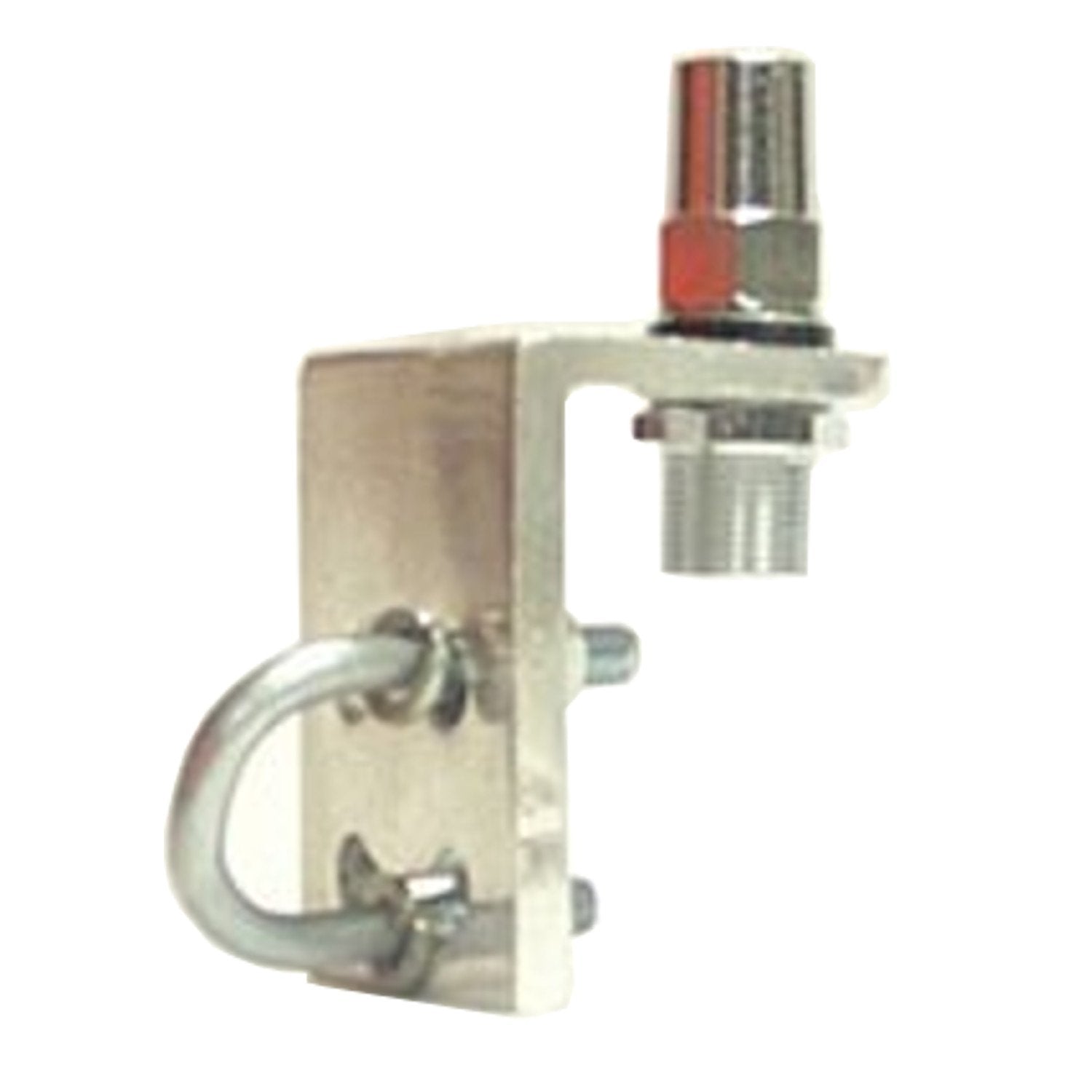 Pro Trucker Aluminum Mirror Mount with Standard 3/8 x 24 Threaded Brass SO-239 Stud for GM Vehicles 1991 and Up