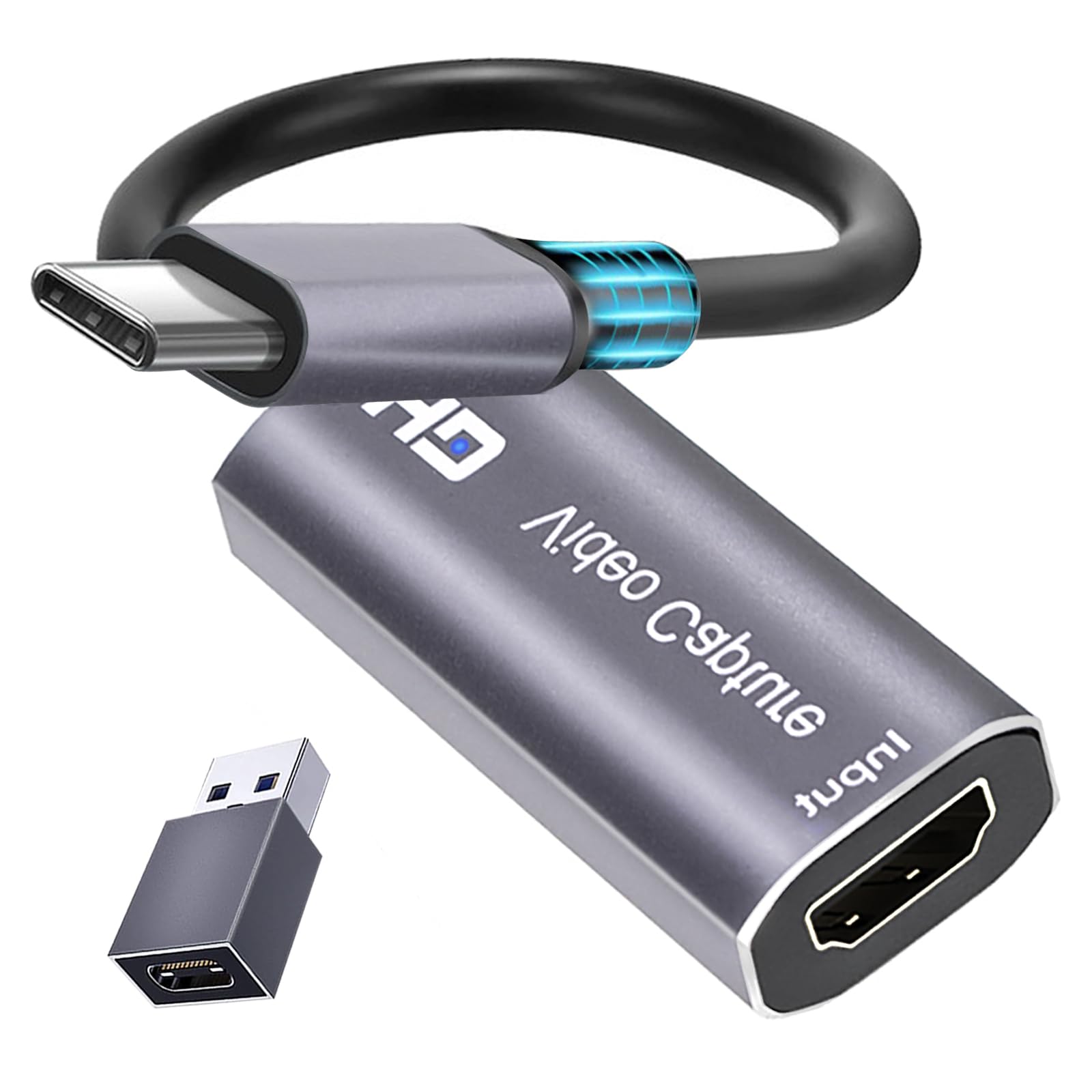 4K Hdmi Capture Card, Cam Link Video Capture Card Hdmi To 1080P Type C For Windows Mac Os System For Streaming Gaming Meeting Wi