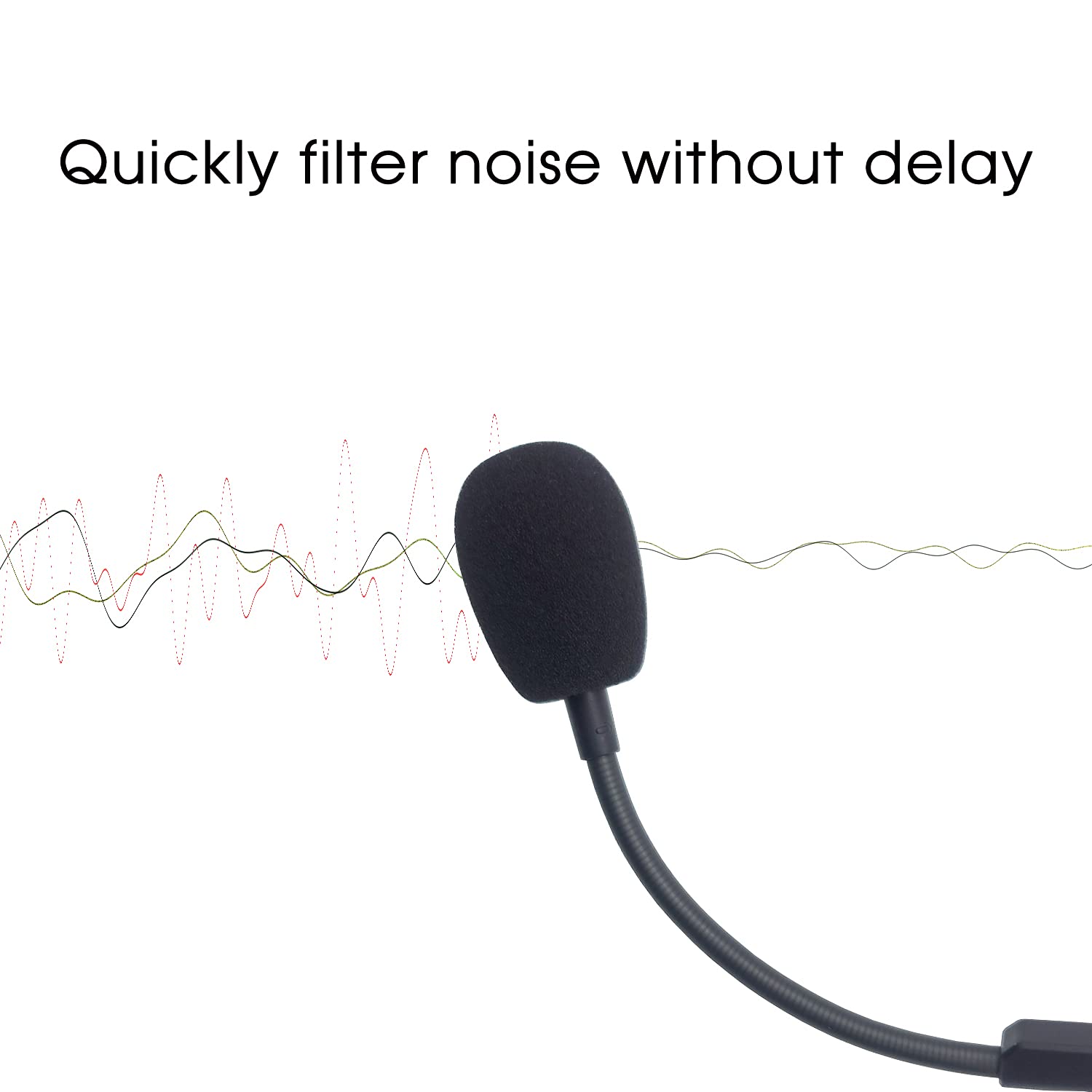 Mic Replacement Fits For Razer Blackshark V2,V2 Pro,V2 Special Edition Wireless Gaming Headsets, Noise Cancelling 3.5Mm Jack Boo