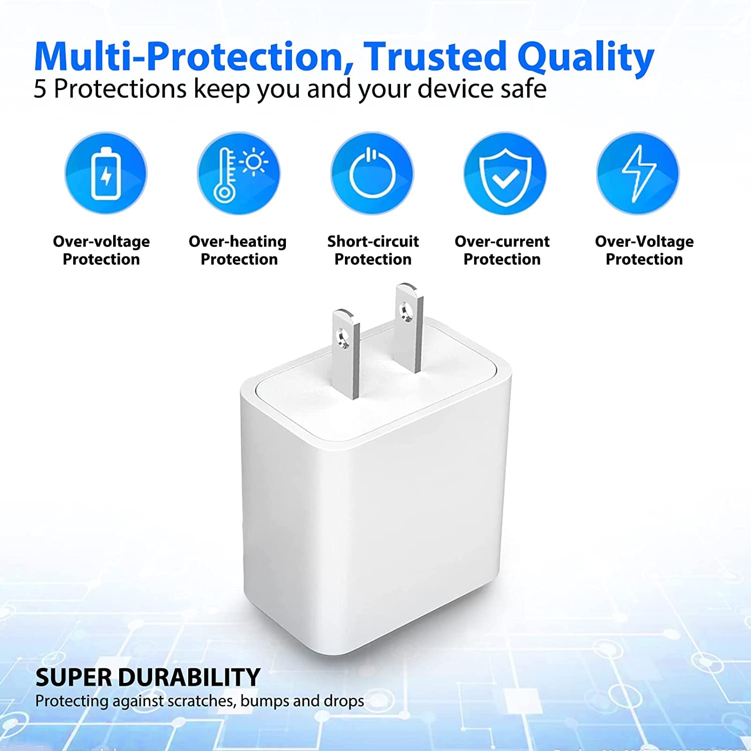 4 Pack Indoor/Outdoor Power Adapter Charger For Ring Stick Up Cam Plug In/Ring Stick Up 3Rd Gen/2Nd Gen, Ring Spotlight Cam,Ring Pan Tilt Stick Up Camera Plug In Charging Cord Cable (4M/13.2Ft) White