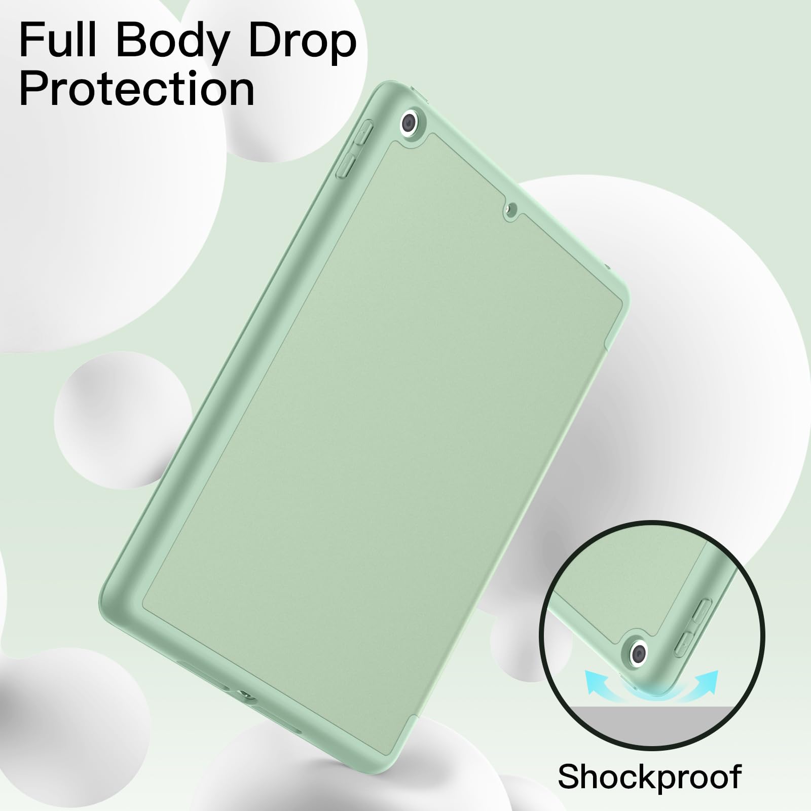 Jetech Case For Ipad 9.7-Inch (6Th/5Th Generation, 2018/2017) With Pencil Holder, Slim Tablet Cover With Soft Tpu Back, Auto Wak