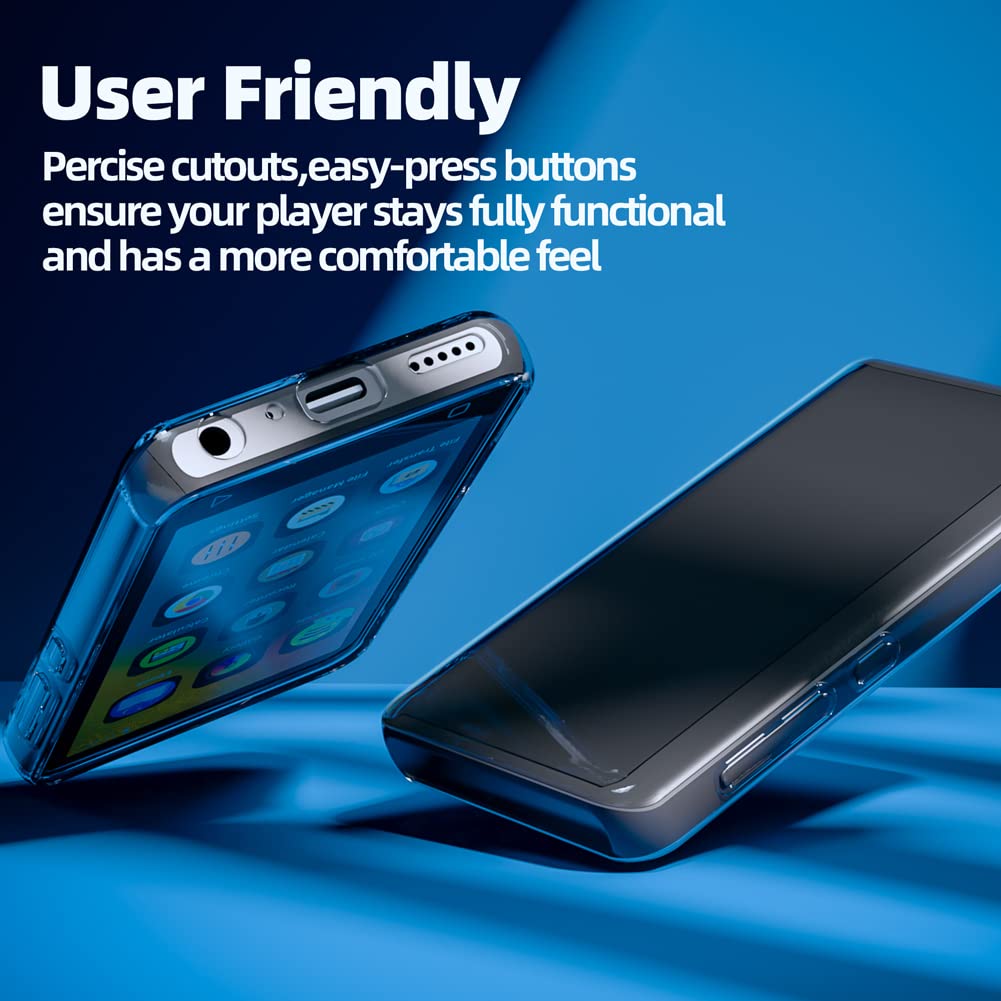 Innioasis G1 G3 Mp3 Player Case, Clear Case For Mp3 Player Anti Scratch Shock Absorption 4.0 Inch Case Crystal Clear