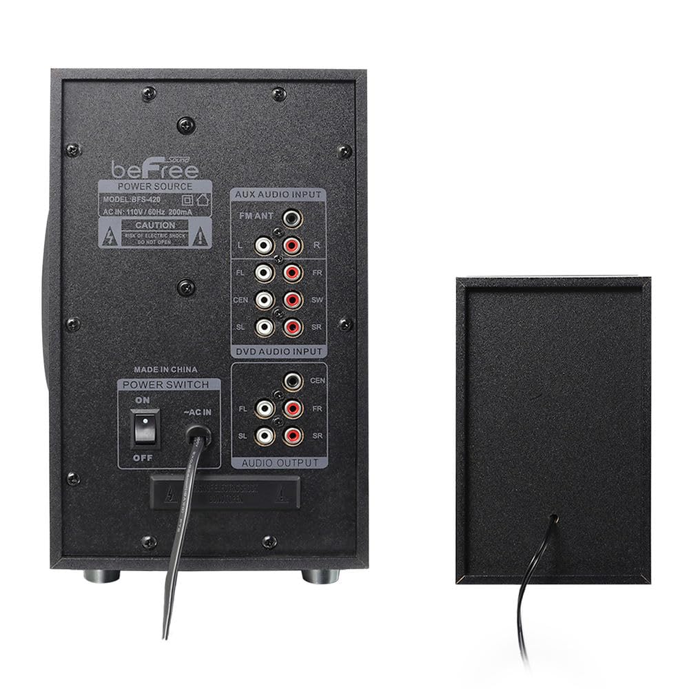 Befree Sound Bfs-420 Bluetooth Home Theater System, Red