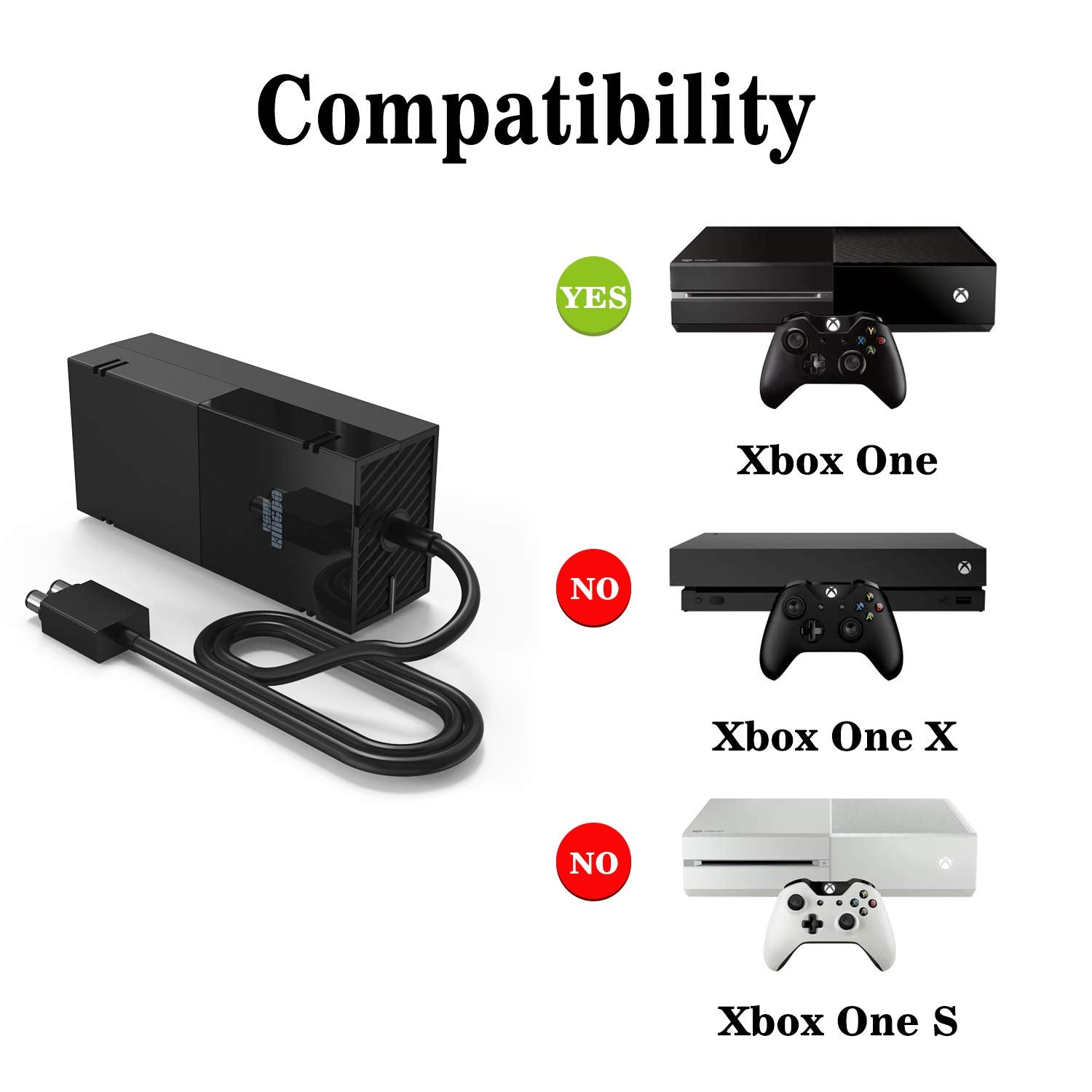 Ksw Kingdo Power Supply Compatible With Xbox One