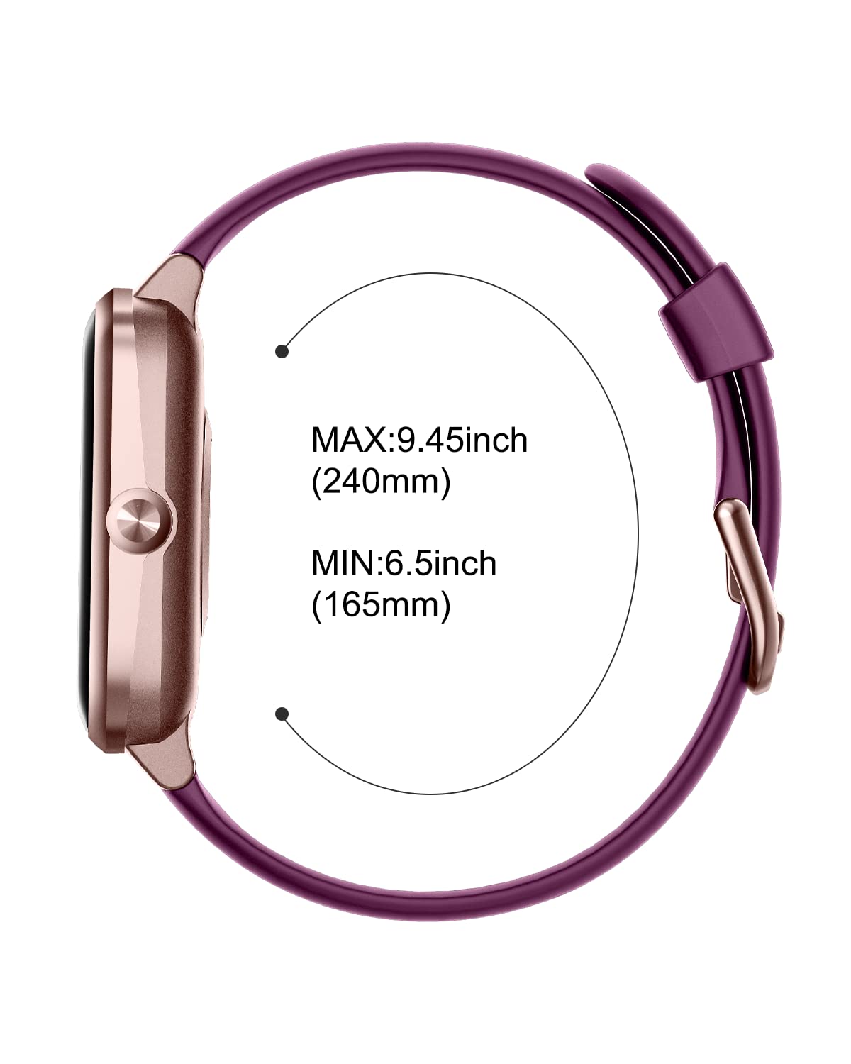 Grv Smart Watch Band Replacement Strap Fc1 Smart Watch (Purple)