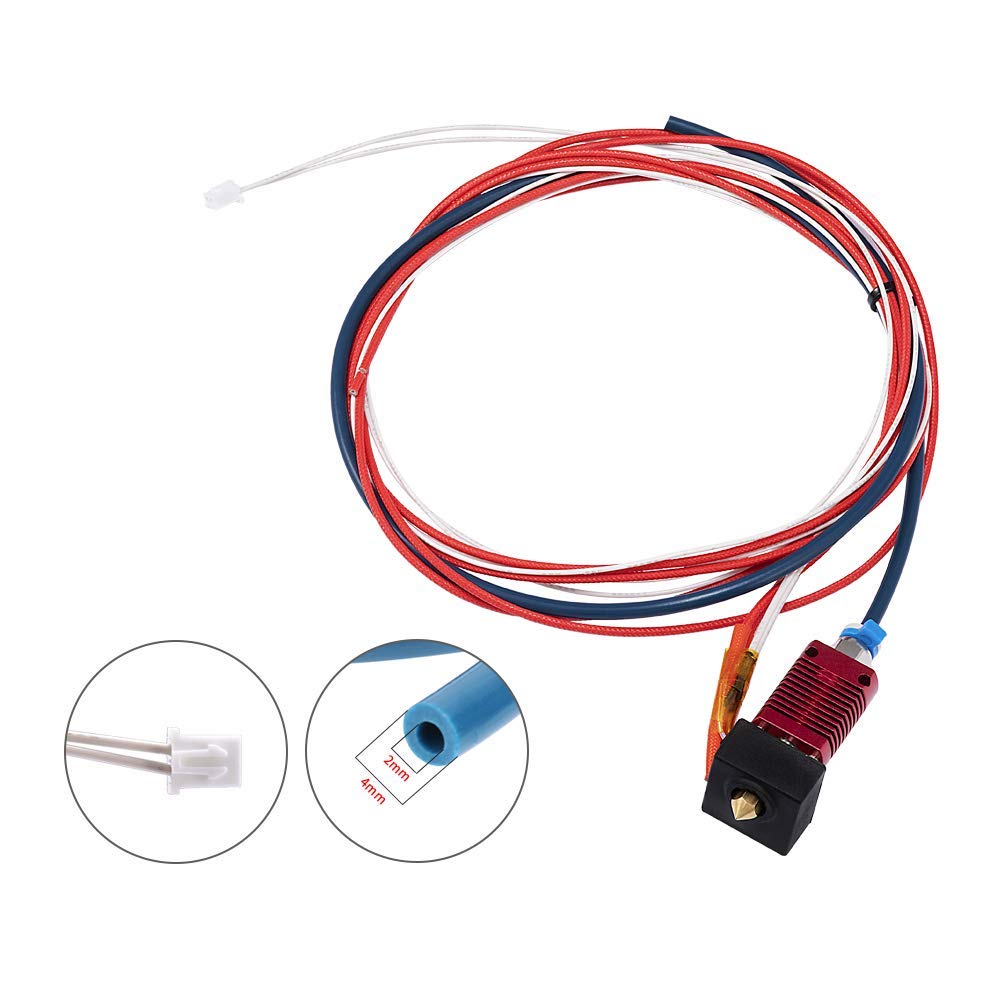 Creality Upgrade Ender 3 Hotend, Assembled Extruder With Capricorn Bowden Ptfe Tubing For Creality Ender 3 Pro/Ender 3 V2 With S