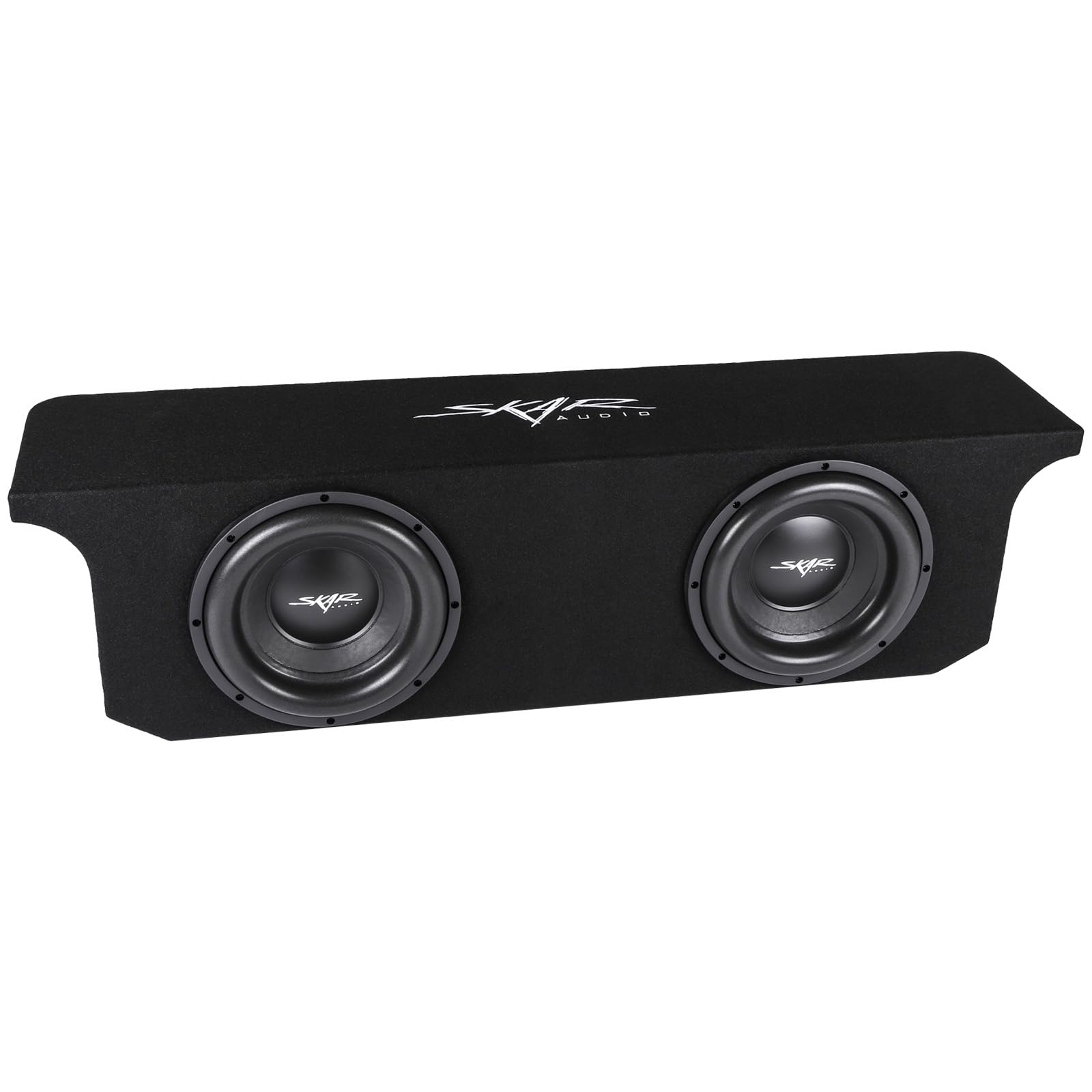Skar Audio Dual 12 Loaded Sealed Subwoofer Enclosure Compatible With 2007-2018 Jeep Wrangler Unlimited (Jk) 4-Door Vehicles