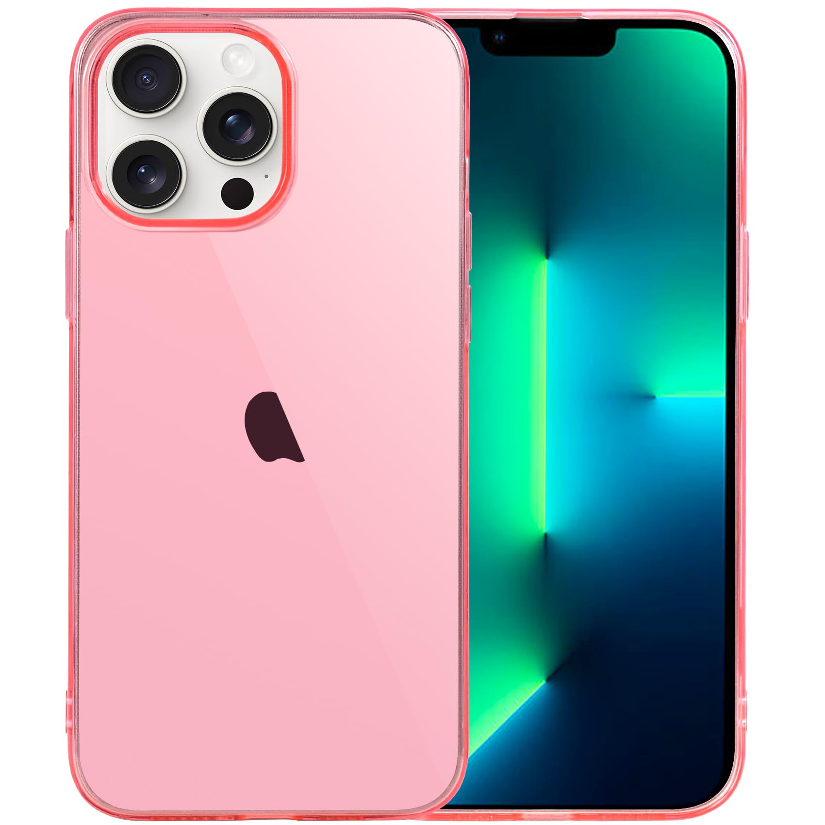 Jjgoo Compatible With Iphone 13 Pro Max Case Clear, Transparent Soft Shockproof Protective Slim Thin Bumper Cover Phone Case, Pi