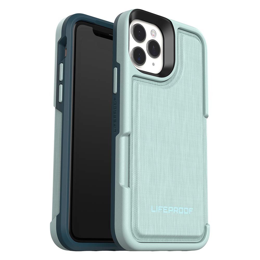 Lifeproof Flip Series Wallet Case For Iphone 11 Pro   Water Lily (Surf Spray/Dark Jade)