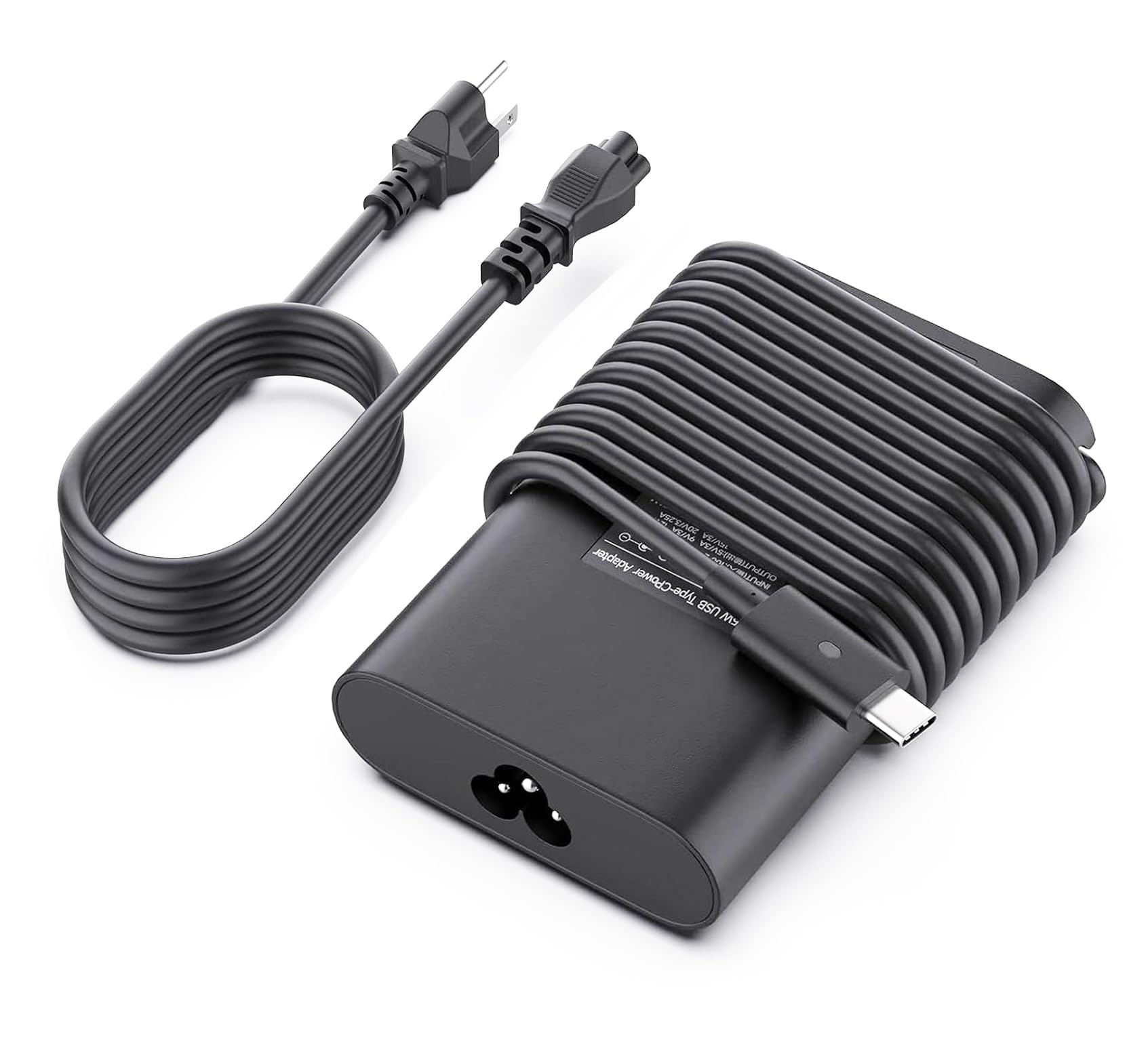 65W 45W Usb C Laptop Charger For Dell Latitude 7420 5420 5520 5430 5440 7440 5450 5530 7330 7430 5540 5320 7320 9430 3450 3550 7410 2In1, Xps 13, Chromebook 3100 Computer Type C Ac Adapter