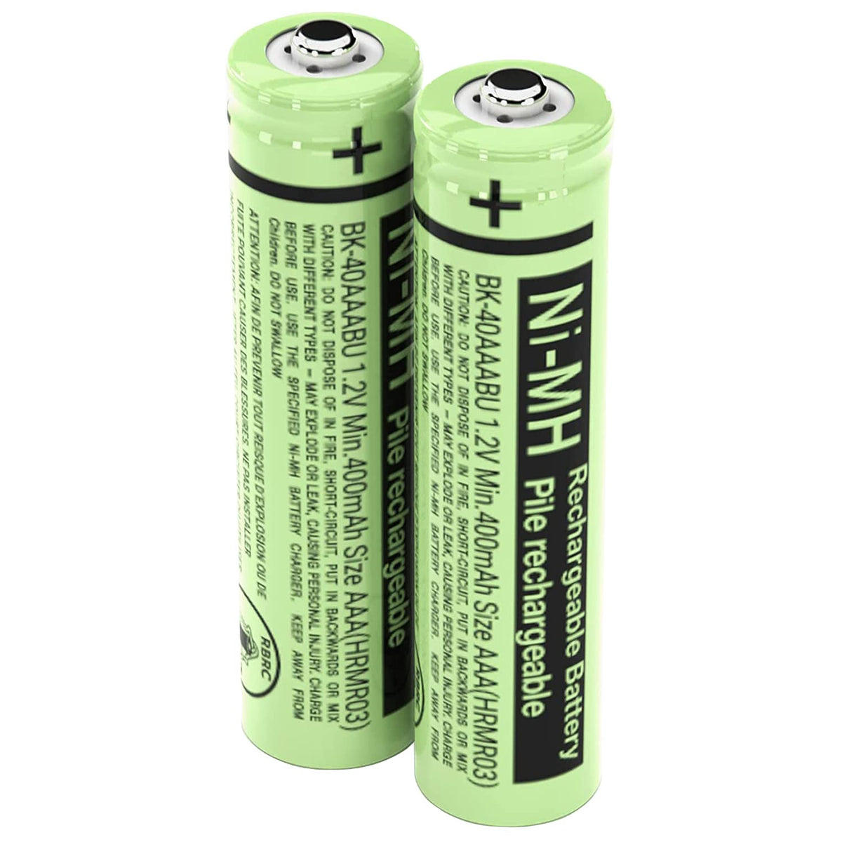 Rocketbus 2 Bk 40Aaabu Replacement 1.2V 400Mah Battery Packs For Panasonic Cordless Phone Handset