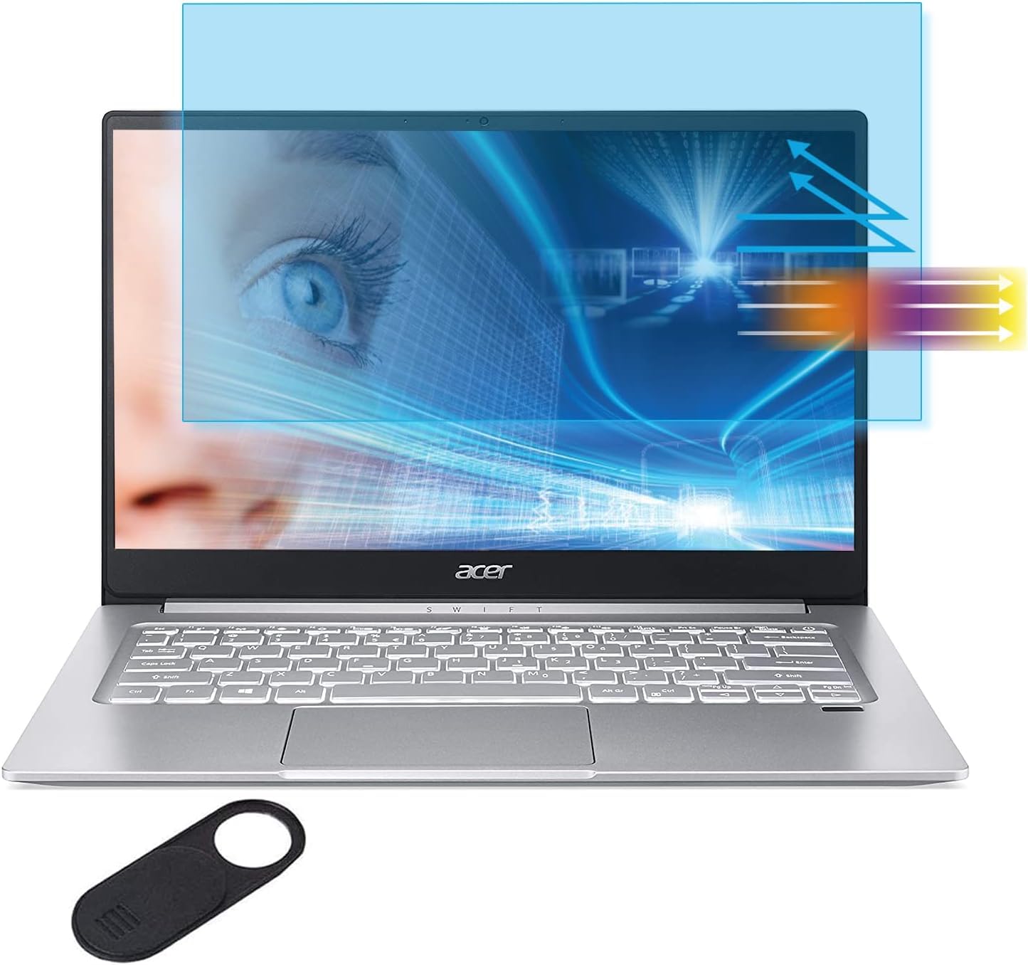 Anti Blue Light Glare Screen Protector For Acer Aspire 3 Spin 14/Aspire 5 Spin 14, Swift Go 14'' /Swift 14 Sf14 71T/Swift X 14 S