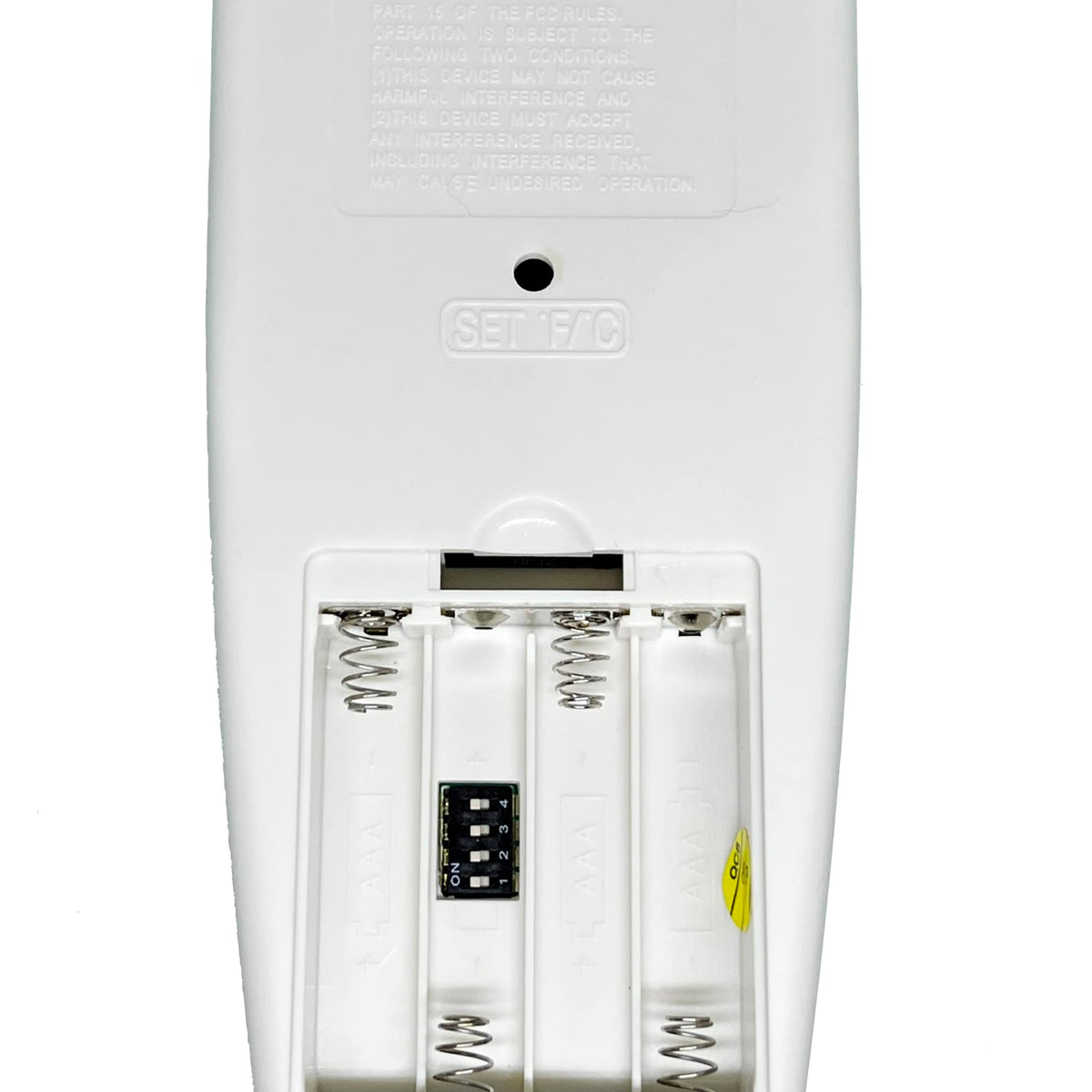 Hampton Bay Chq7096T Remote Control With Yellow Light Button – Electroeshop