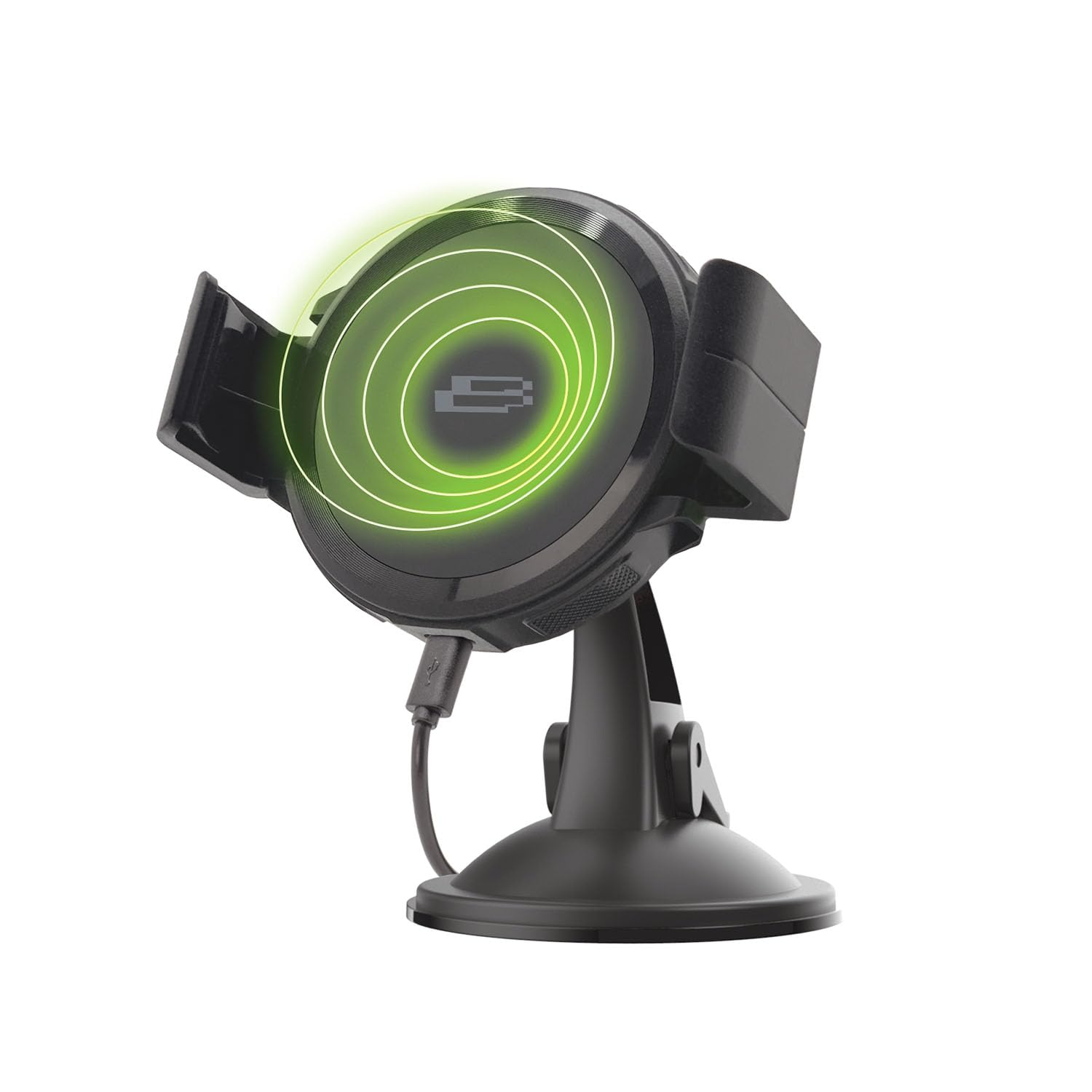 Wireless Dashboard Mount Bracketron PwrUp MiT Grip QI Mount and Charger