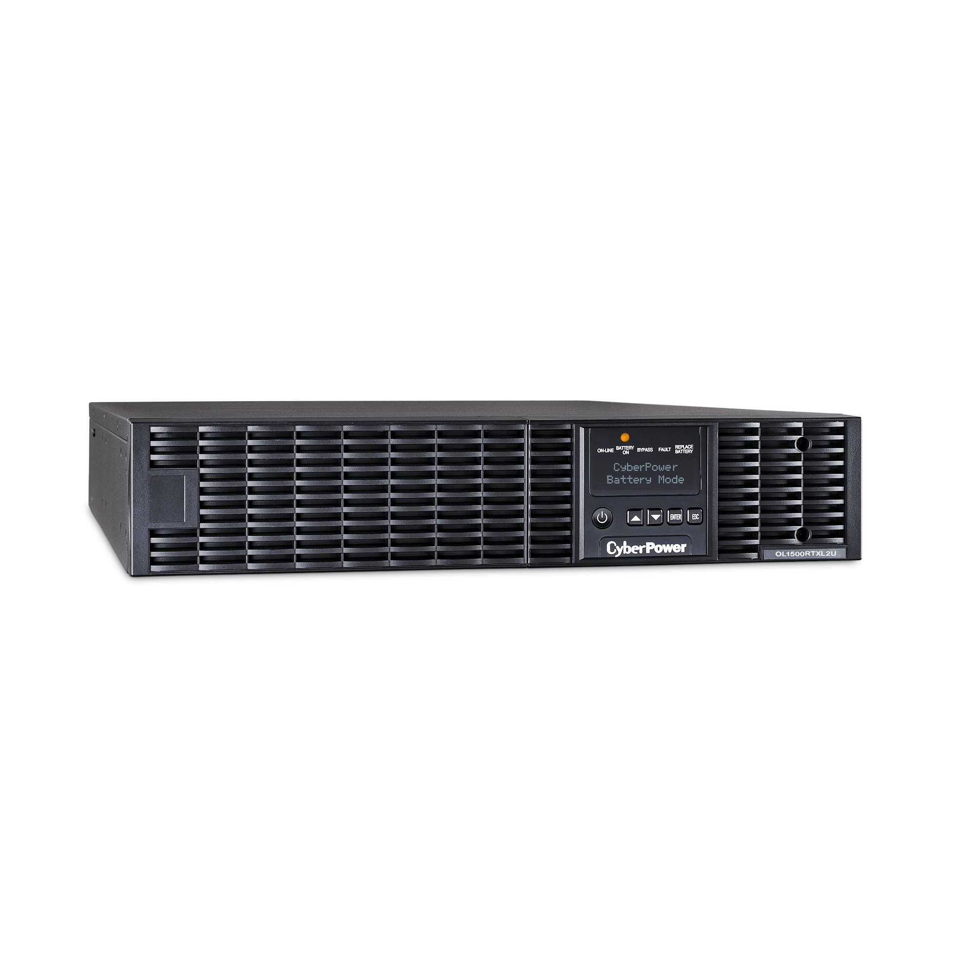 Cyberpower Ol1500Rtxl2Un Smart App Online Ups System, 1500Va/1350W, 8 Outlets, 2U Rack/Tower, Pre Installed Rmcard205, Ebm Optio