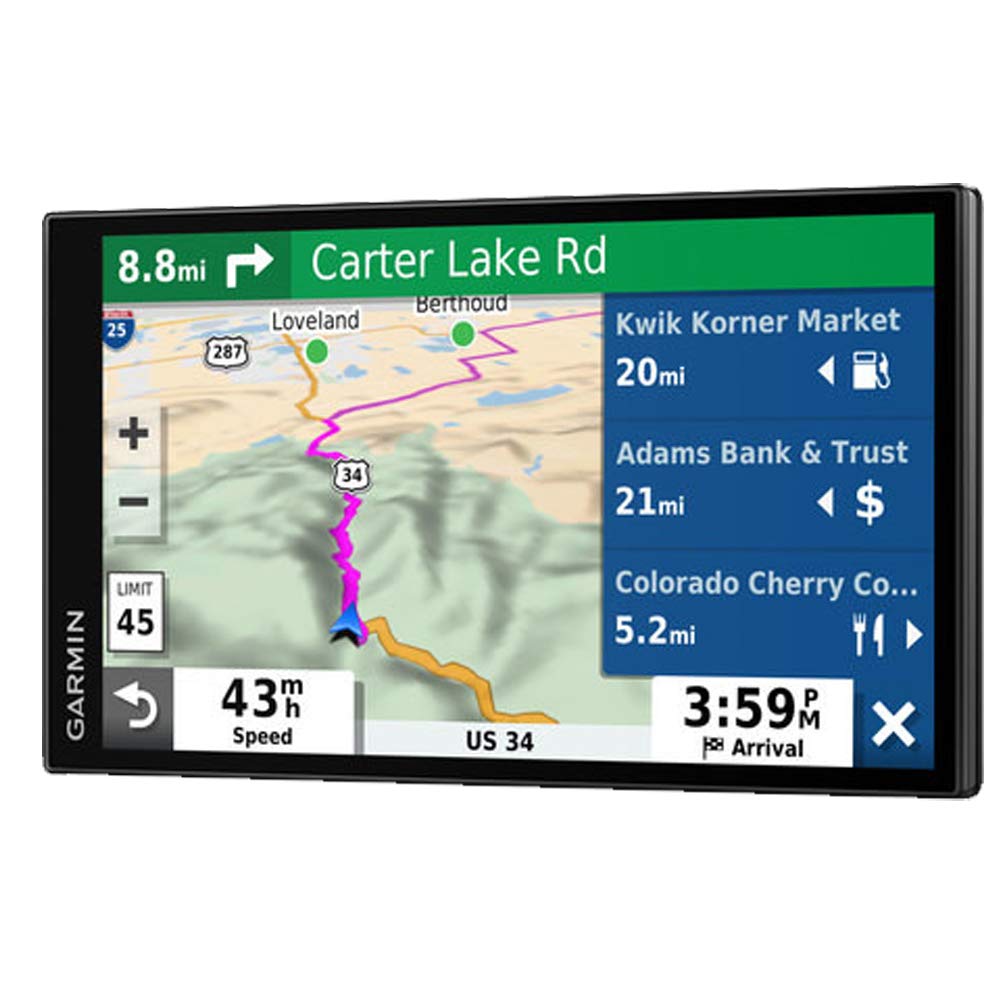 Garmin Drivesmart 65 & Traffic 6.95 Display Gps Navigator With 7 Eva Case Bundle