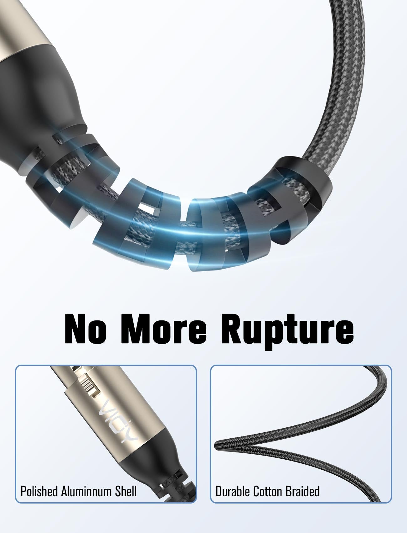 Vioy Xlr To 3.5Mm Cable 20 Ft, Unbalanced Aux Male To Xlr Female Cord, 1/8 Inch To Microphone Cable For Laptop, Tablat, Mp3 Play