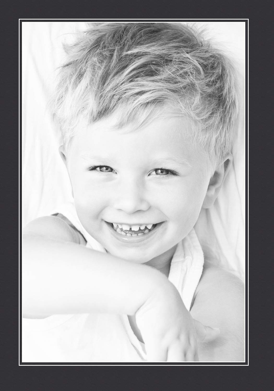 17X26 Smooth Black / Black Custom Mat For Picture Frame With 13X22 Opening Size (Mat Only, Frame Not Included)