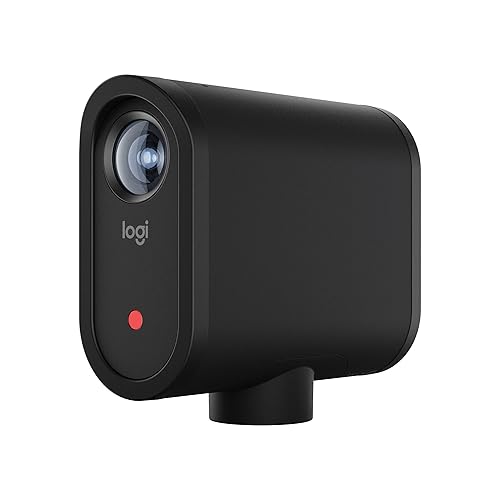 Logitech Mevo Start Wireless Live Streaming Camera 1080P Hd Video Quality Intelligent App Control Stream Via Lte Or Wi Fi   Blac
