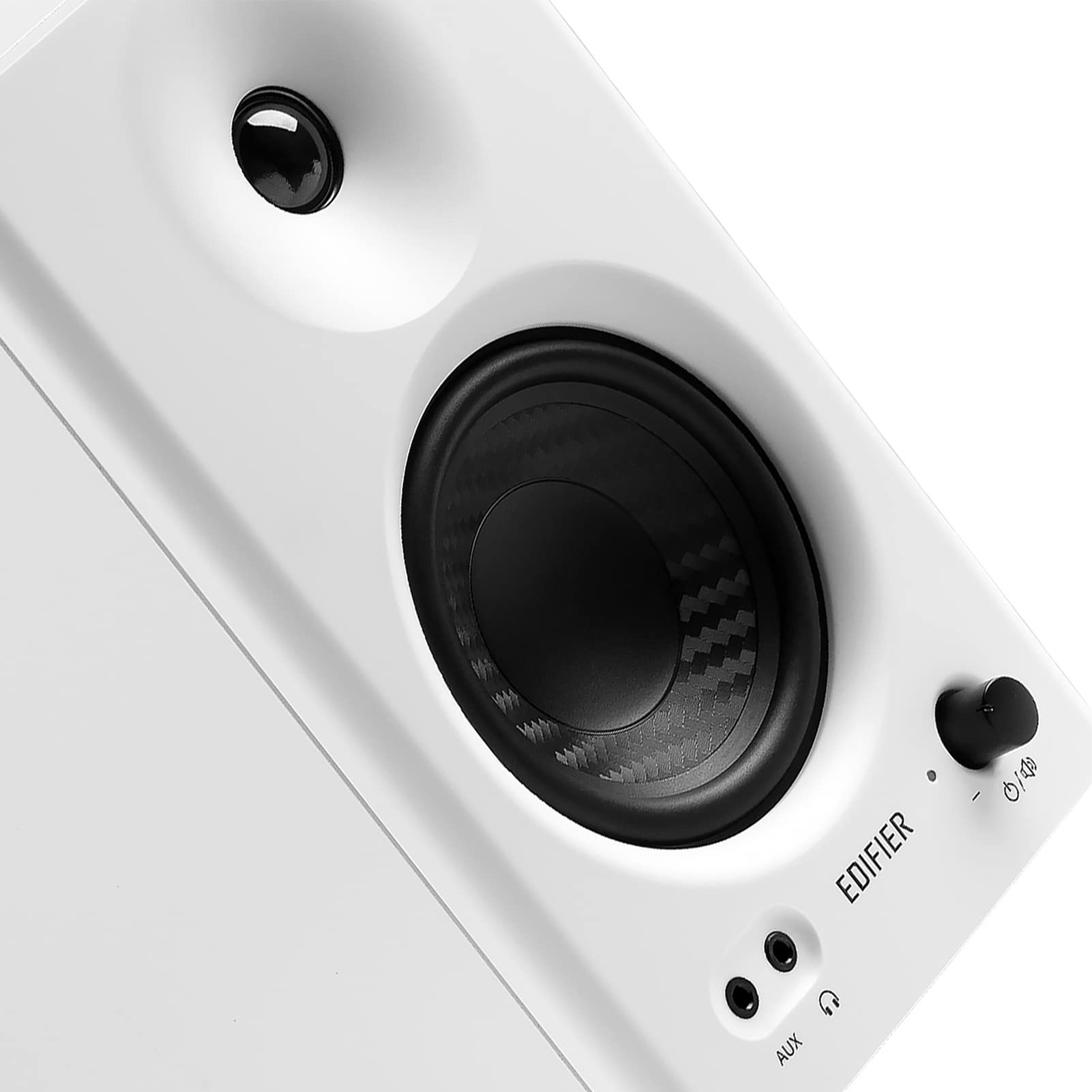 Edifier Mr4 Powered Studio Monitor Speakers, 4 Active Near-Field Monitor Speaker - White (Pair)