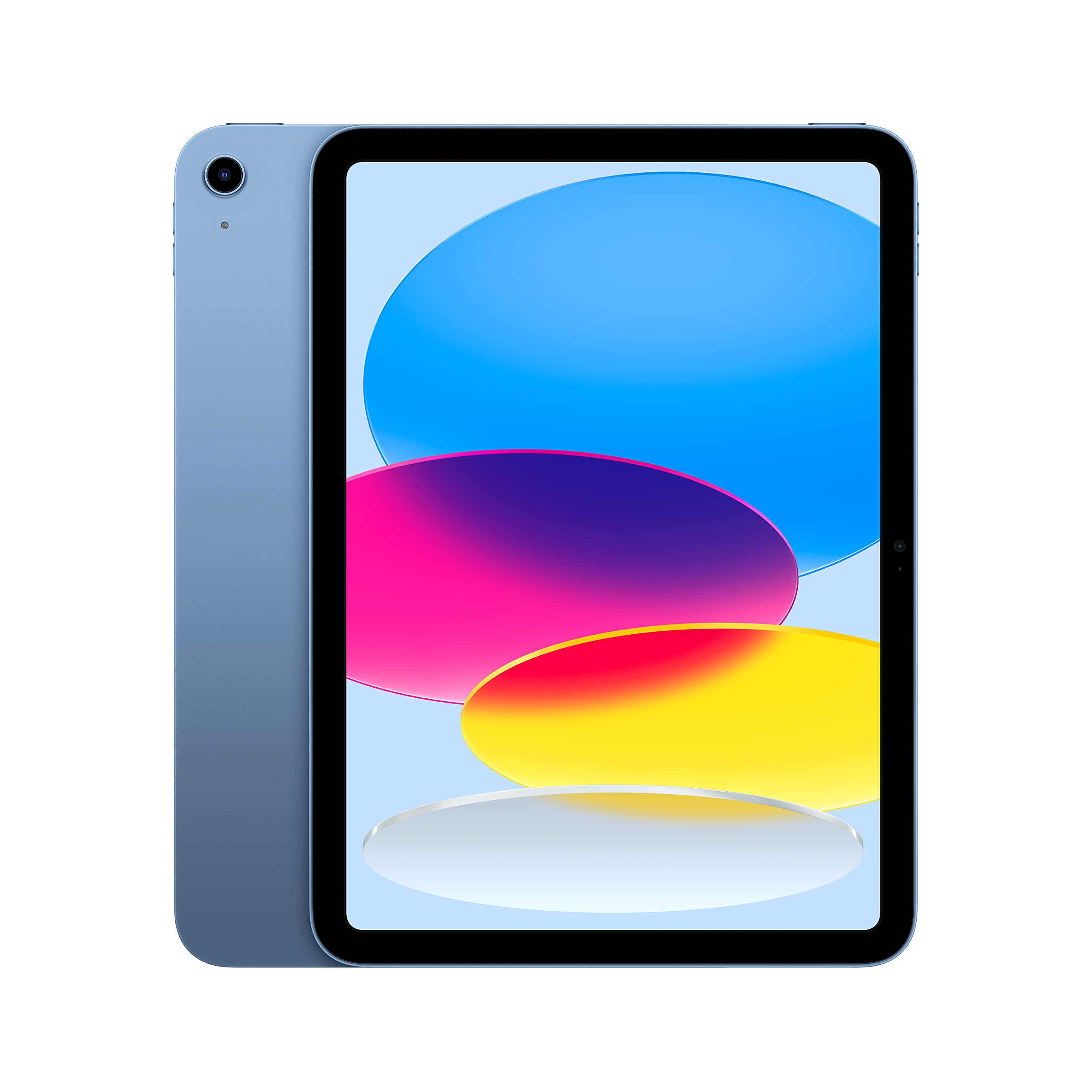 Apple iPad (10th Generation): with A14 Bionic chip, 10.9 inch Liquid Retina Display, 256GB, Wi Fi 6, 12MP front/12MP Back Camera, Touch ID, All Day Battery Life � Blue