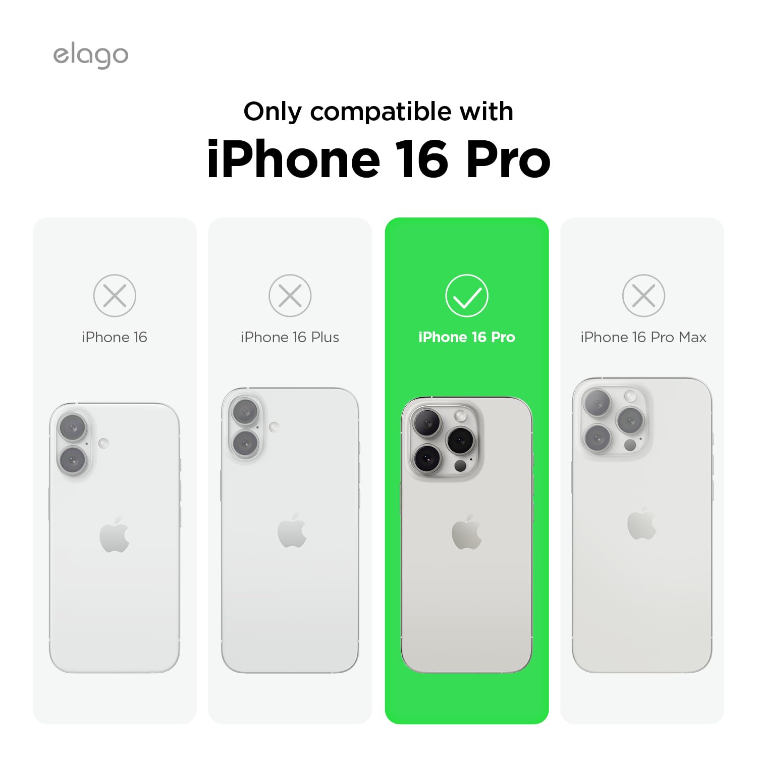 Elago Magnetic Silicone Case Compatible With Iphone 16 Pro Case 6.3 Inch Compatible With All Magsafe Accessories   Built In Magn
