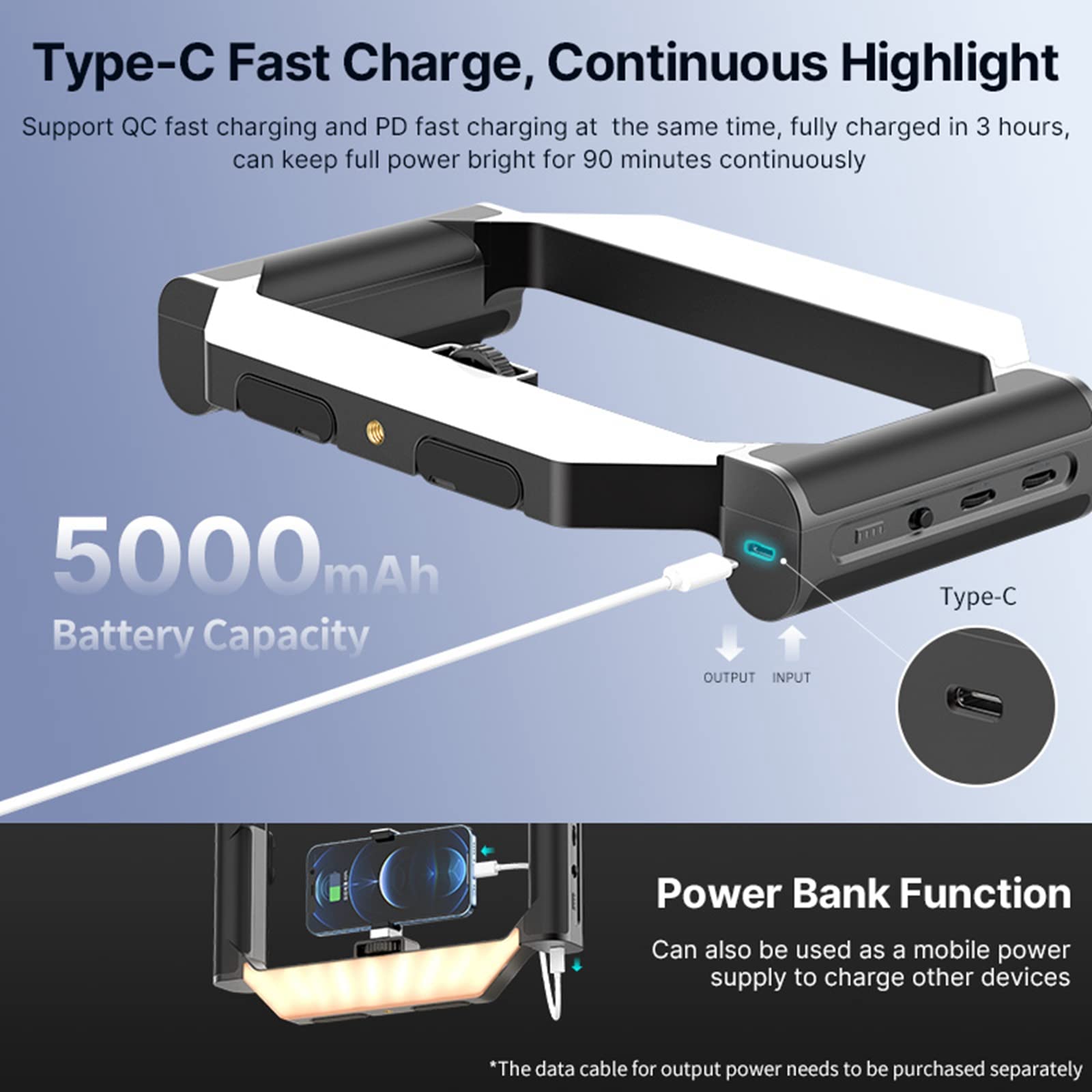 Ulanzi Smartphone Video Rig W Light And Remote Control For Videomaker Filming Maker Video Grapher, U-Rig Light Handheld Square R