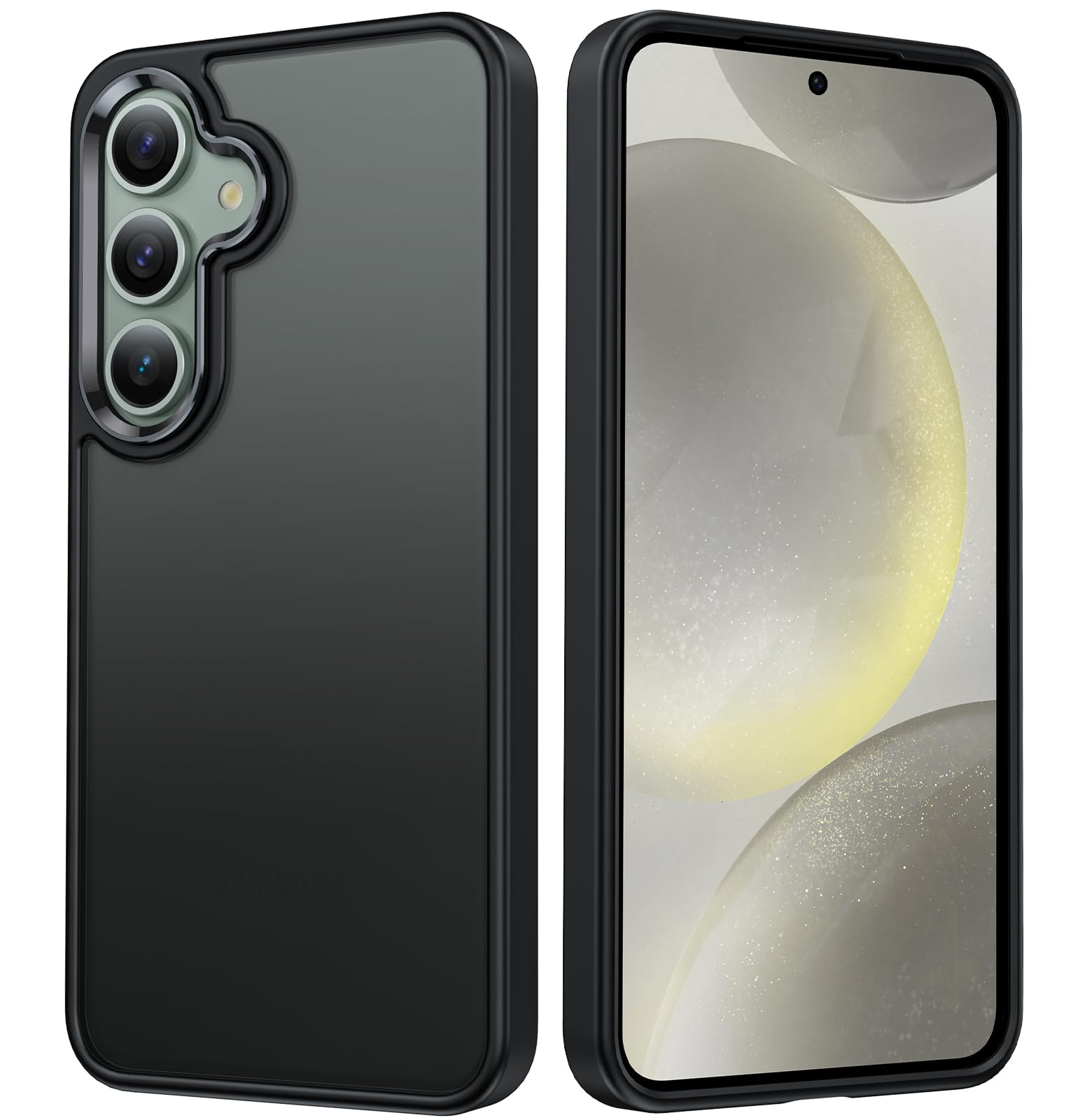 Fntcase For Samsung Galaxy S24 Case: Translucent Matte Slim Phone Cases | Military Grade Protection Shockproof Protective Cell P