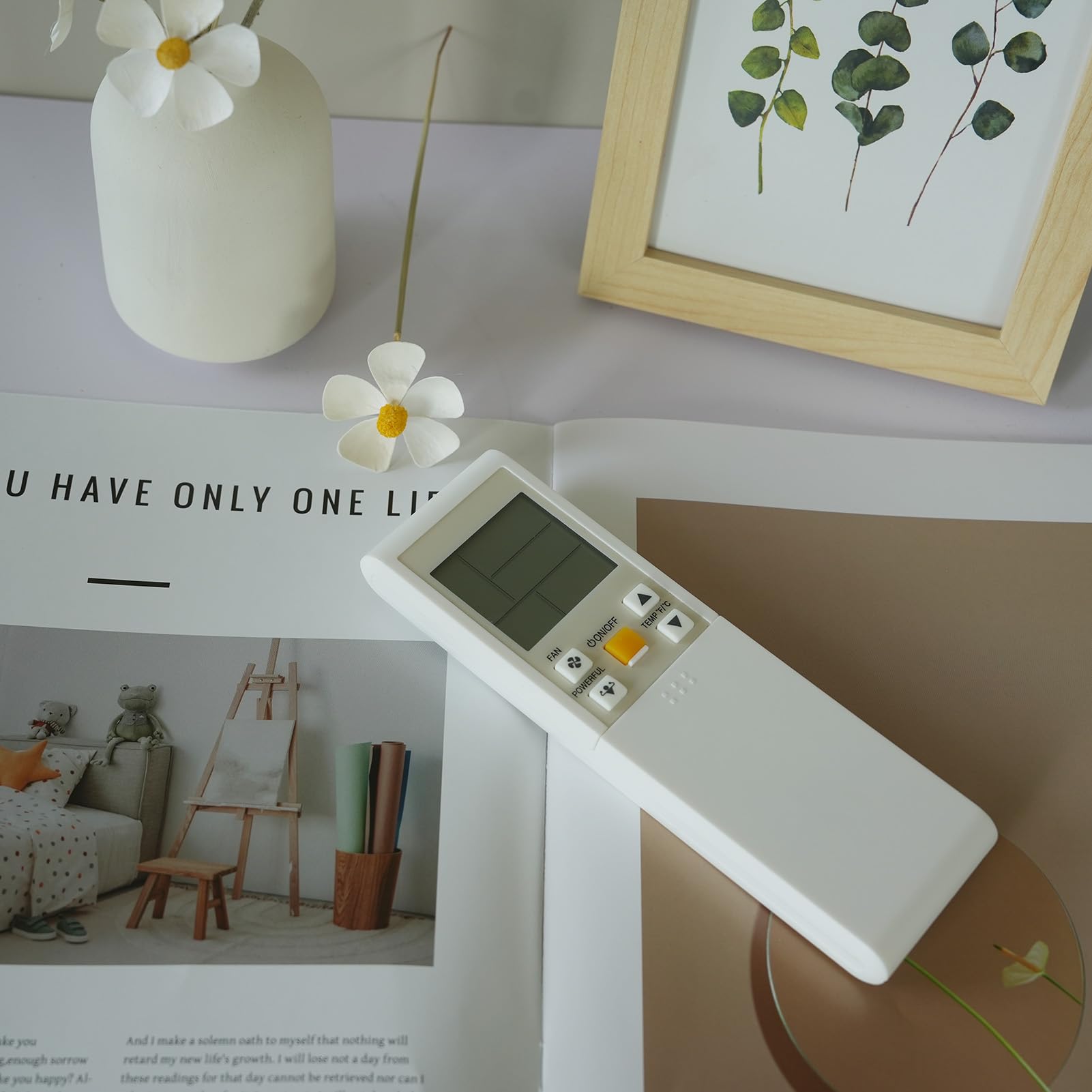 Universal Replacement Remote Control Compatible For Daikin Ftxn24Kvju Arc452A9 Arc452A15 Arc452A16 Arc452A17 Arc452A18 Arc452A19