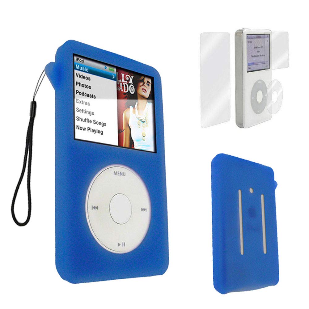 For Ipod Classic Case, Silicone Skin Case Cover For Apple Ipod Classic 6Th 7Th 80Gb, 120Gb Thin 160Gb And Ipod Video 5Th 30Gb +