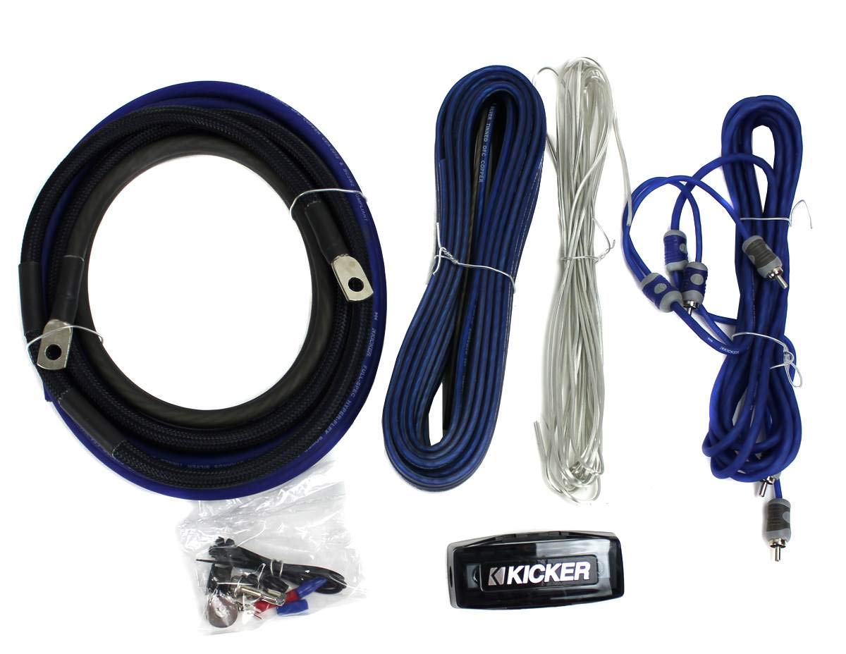 Kicker Ck4 Complete 4 Gauge Ofc Ck Series 2 Channel Amplifier Installation Kit