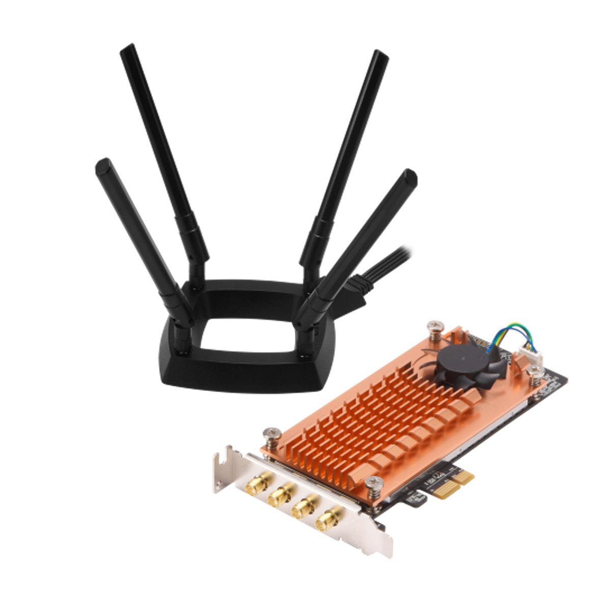 QNAP Dual Band Wireless Wi Fi Adapter PCIe Expansion Card QWA AC2600