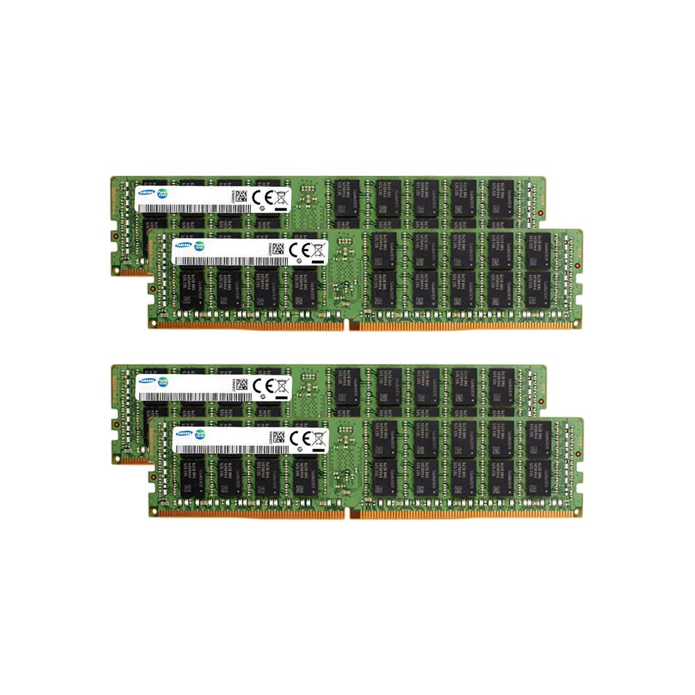 Samsung Memory Bundle With 128Gb (4 X 32Gb) Ddr4 Pc4 21300 2666Mhz Rdimm (4 X M393A4K40Cb2 Ctd) Registered Server Memory