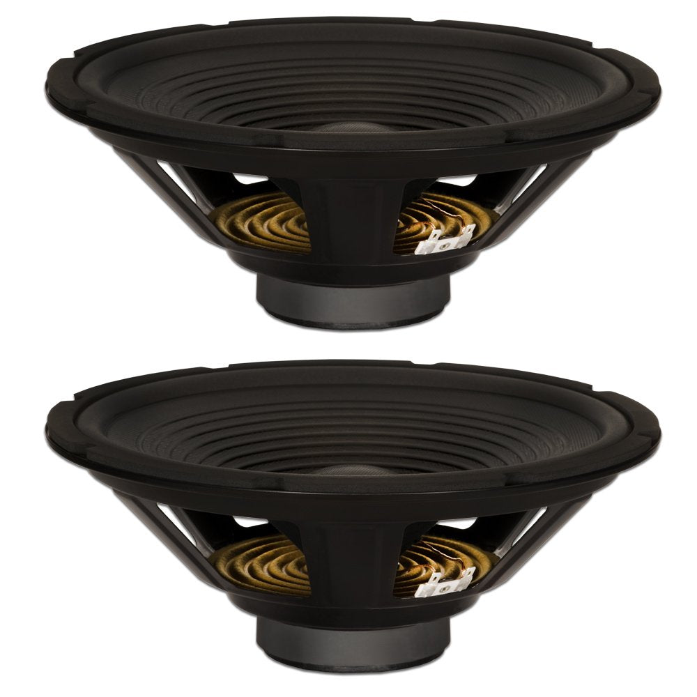 Goldwood Sound, Inc. Stage Subwoofer, OEM 12 Woofers 240 Watts Each 8ohm Replacement 2 Speaker Set (GW-212/8-2)