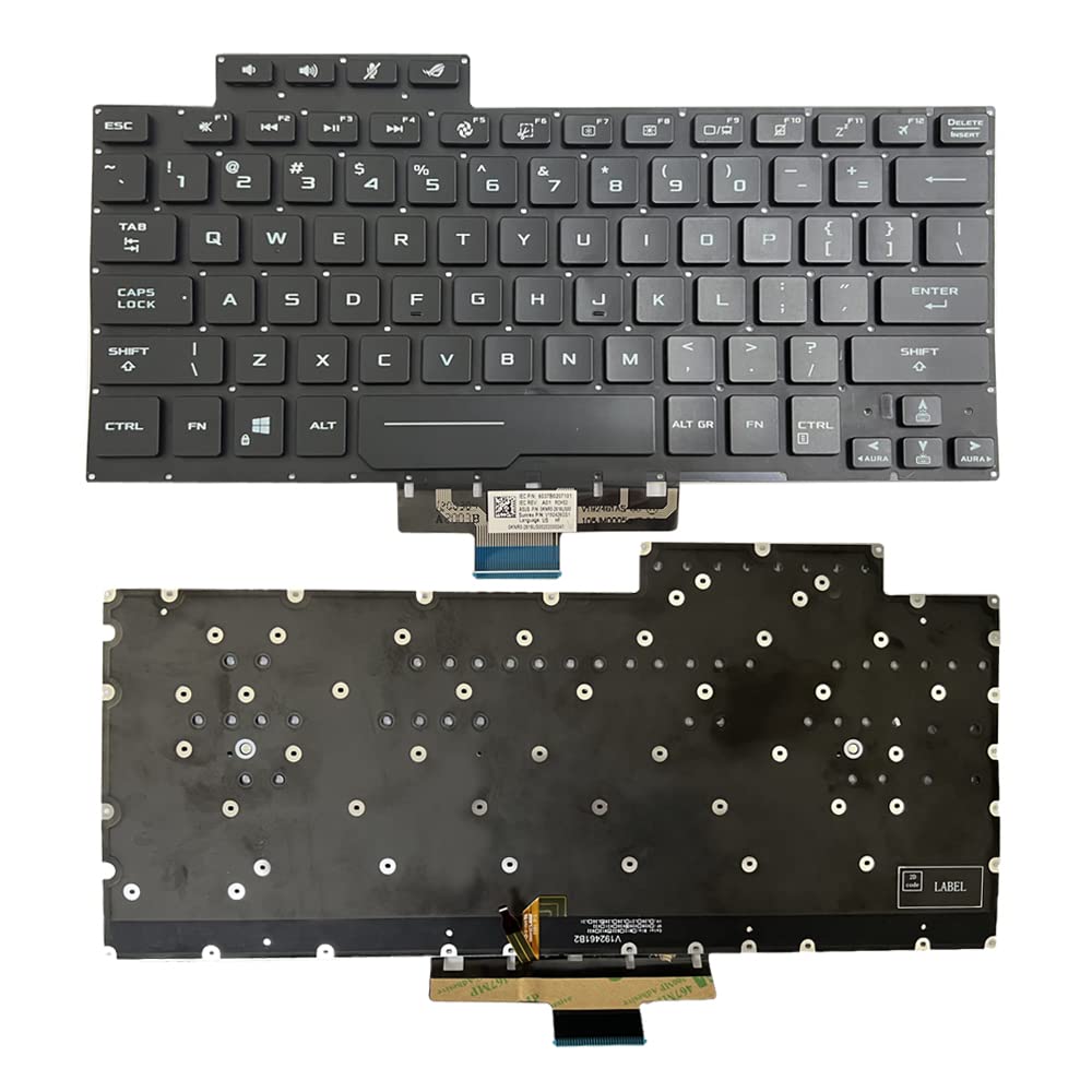 Jintai Us Backlight Backlit Keyboard Replacement For Asus Rog G14 Zephyrus Ga401 Ga401I Ga401Iu Ga401Iv Ga401M 6037B0207101 0Knr