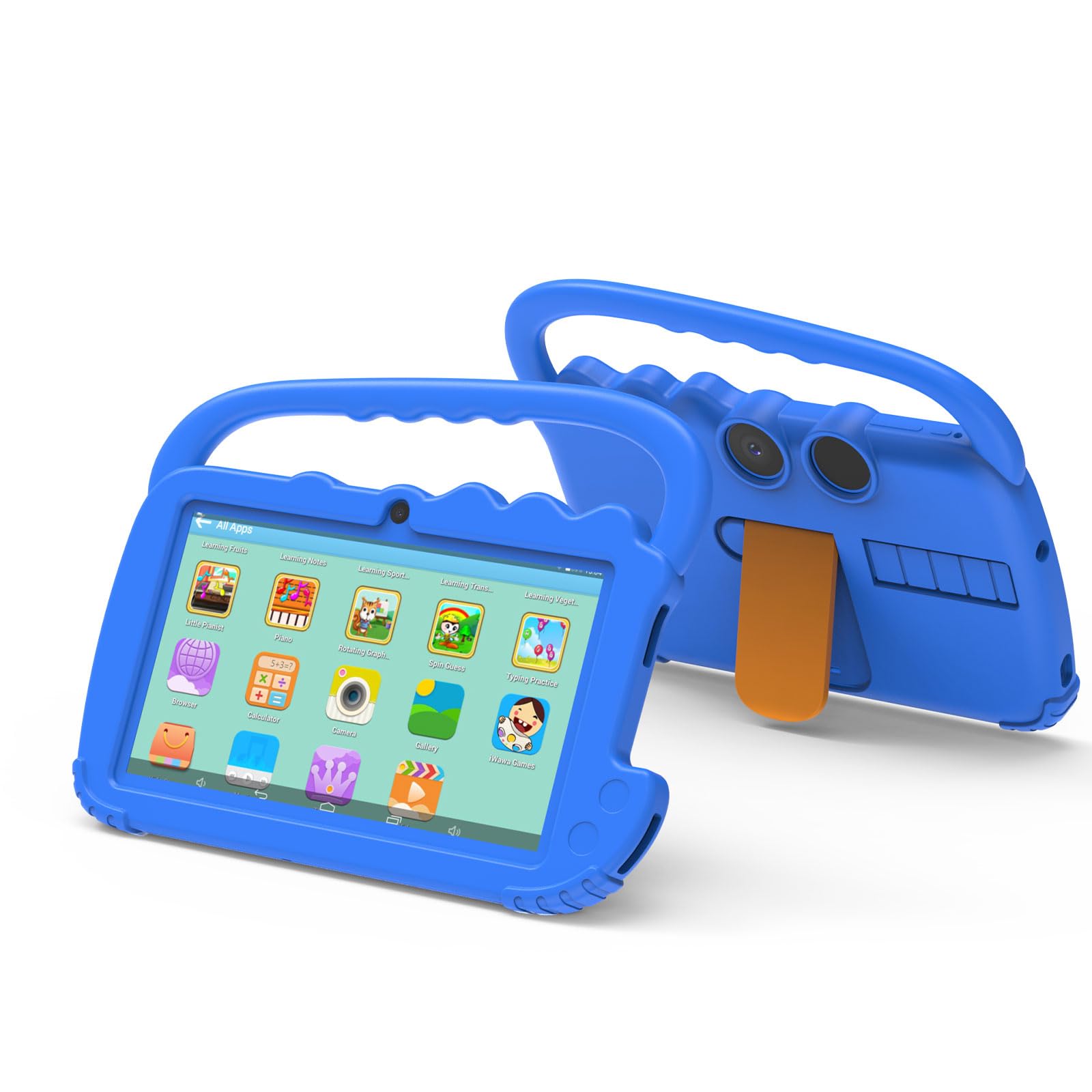 Wuiuhou Kids Tablet, Toddler Tablet, 7 Inch Tablet, 4Gb + 32Gb Android 12 Tablet, Wifi Dual Camera, Hd Ips Safety Eye Protection