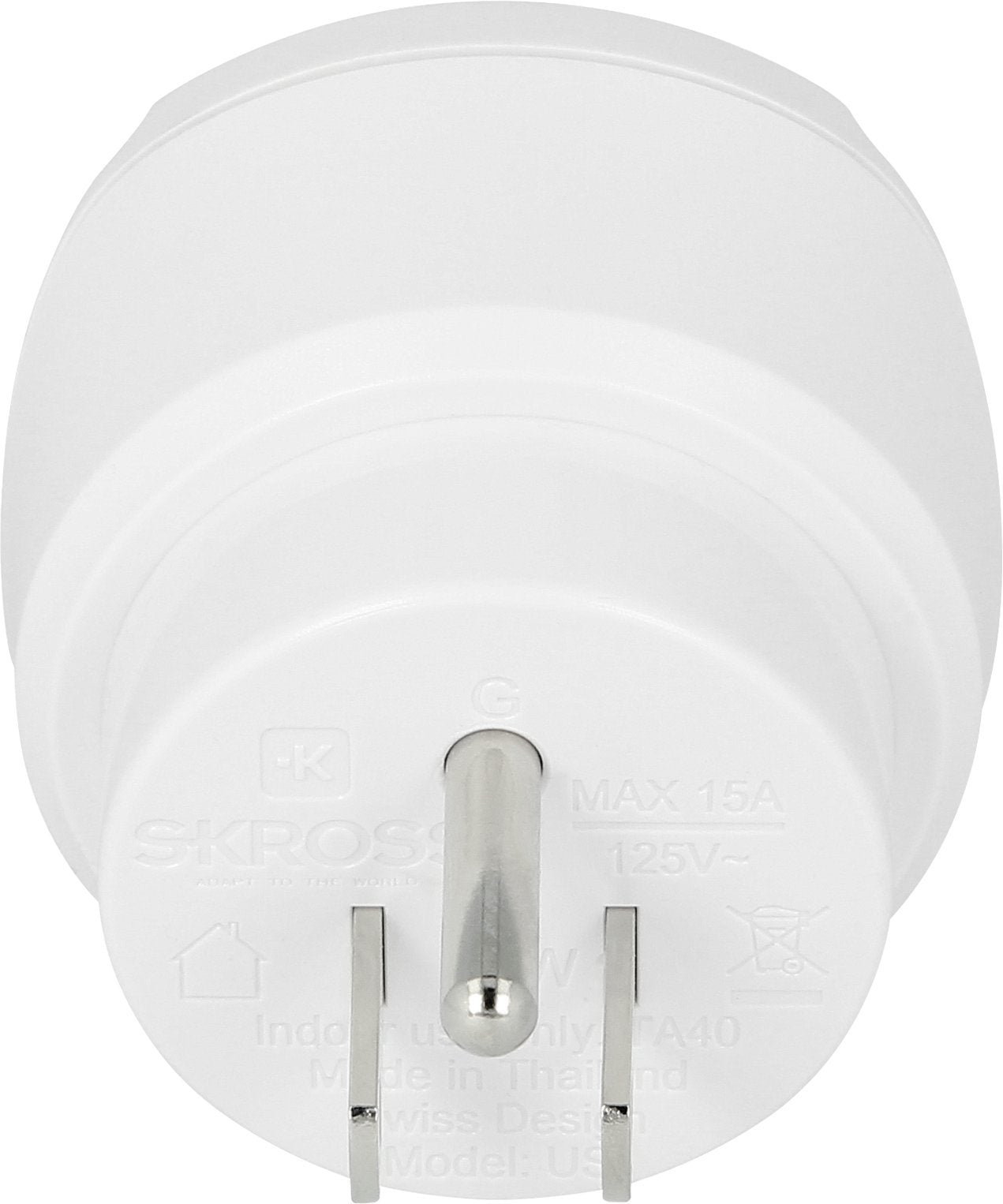Skross Travel Adapter Europe Plug Schuko To Usa