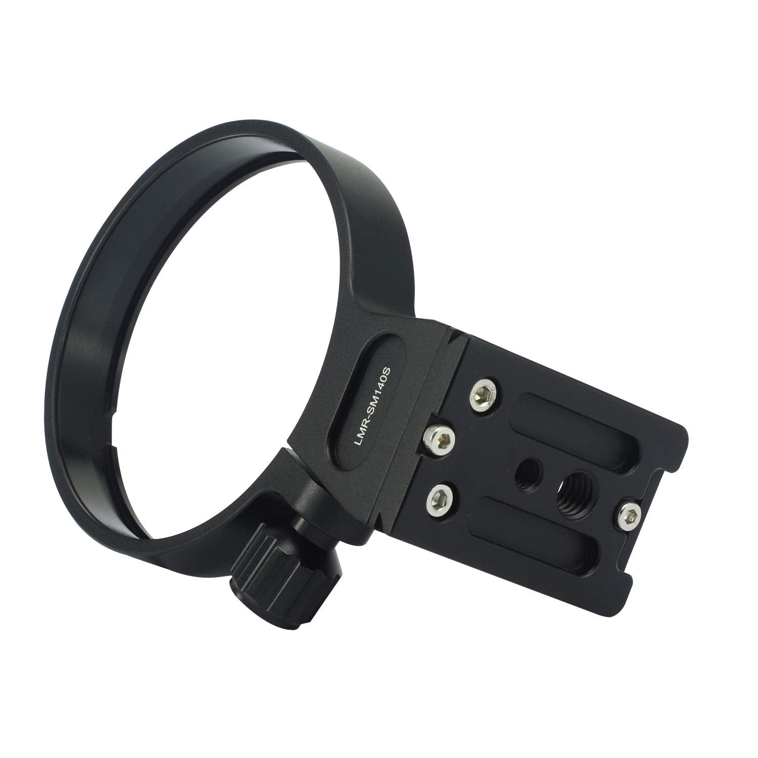 Haoge Lmr Sm140S Lens Collar Replacement Foot Tripod Mount Ring Stand Base For Sigma 100 400Mm F5 6.3 Dg Dn Os Lens Sony E Mount Art 105Mm F1.4 Dg Hsm Built In Arca Type Quick Release Plate