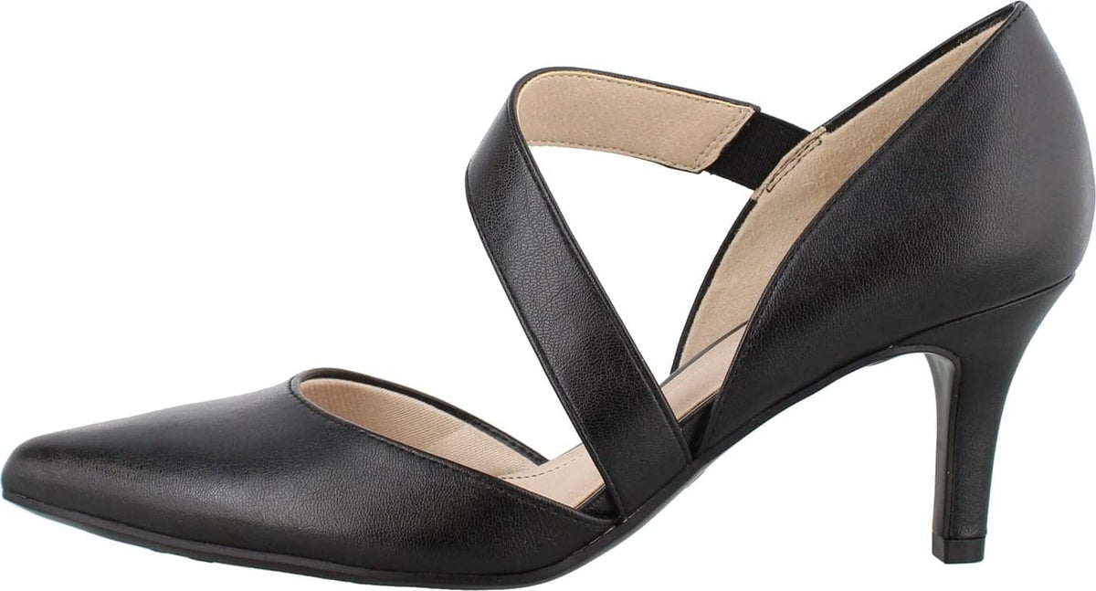 Lifestride Womens Suki Pump, Black, 65 Wide Us