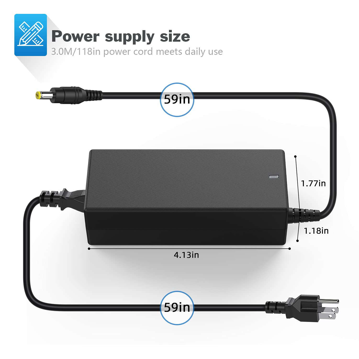 65W Laptop Charge For Acer Aspire E15 E5 E5 575 E5 521 R3 R3 471 Aspire 5 V5 V3 R7 M5 S3 E1 Es1 Es1 511 Es1 531 Es1 111M Pa 1650 86 5742 5750 5349 N15Q1 Adapter Power Supply Cord