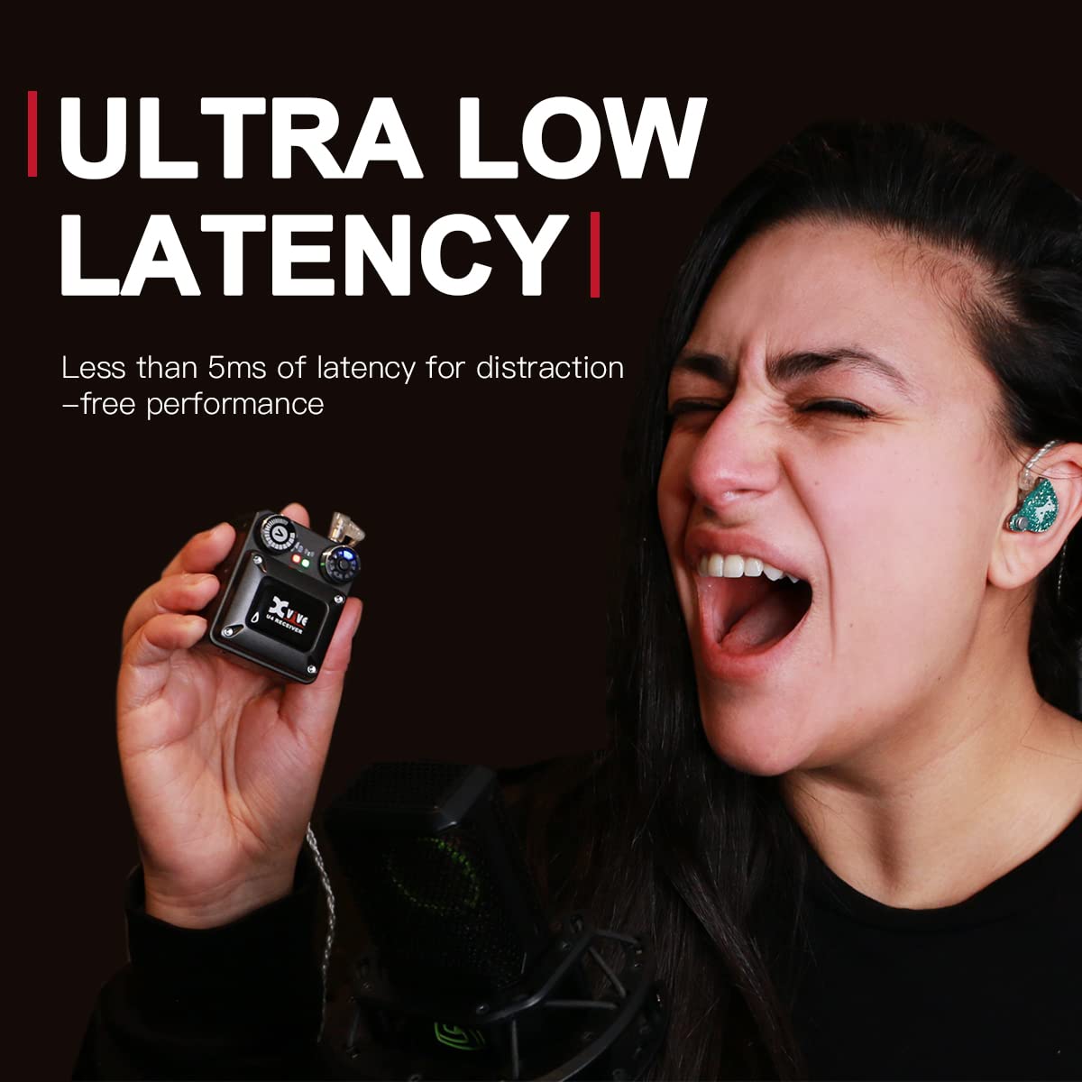 Xvive U4R Wireless In Ear Monitor System With One Receiver Only