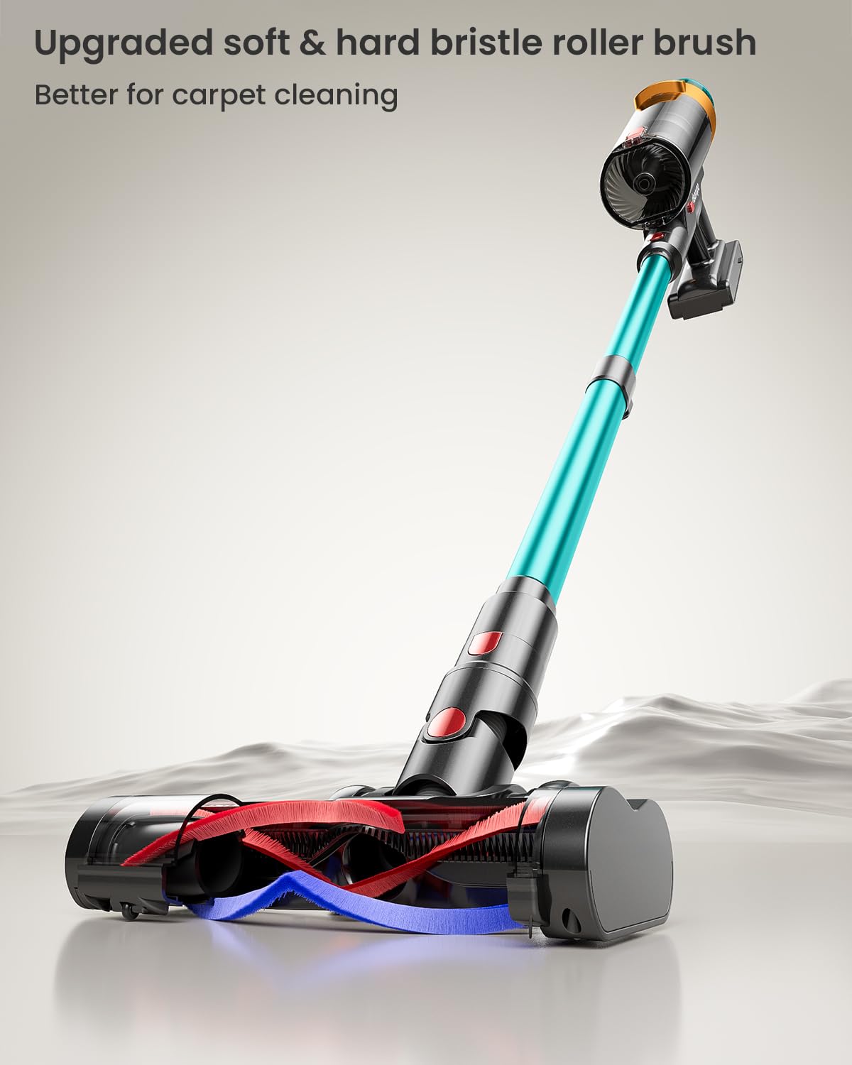 Cordless Vacuum Cleaner, 550W 45Kpa 70Mins Vacuum Cleaners For Home, Stick Vacuum With Charging Dock Station, Anti Tangle Wirele