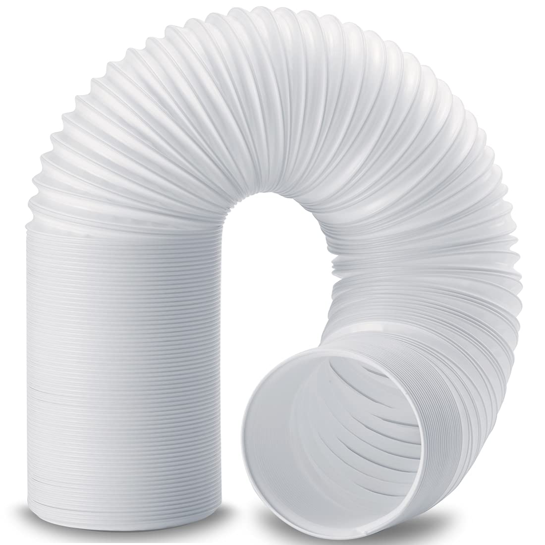 80'' Length 5.9 Inch Diameter Portable Air Conditioner Hose, Ac Exhaust Hose Anti Clockwise Thread Air Conditioner Parts Compati